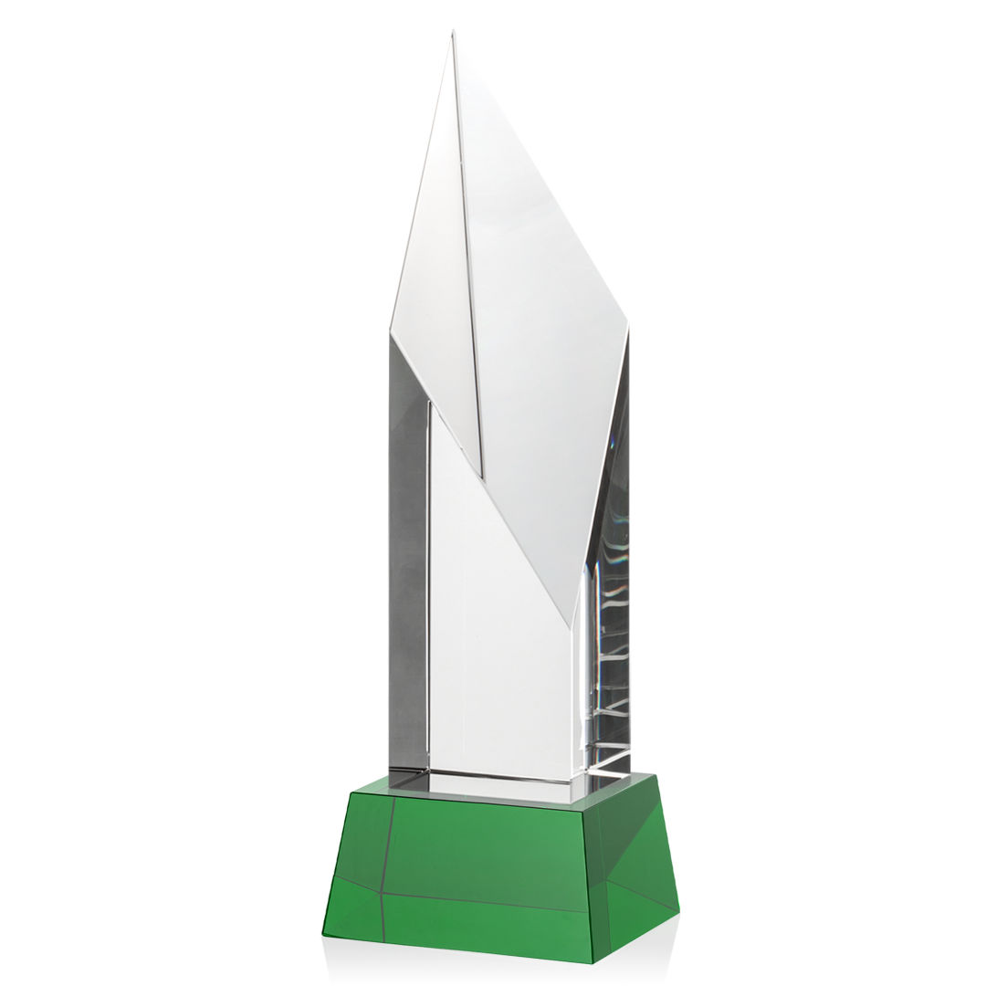 Vertex VividPrint™ Award on Base - Green 21