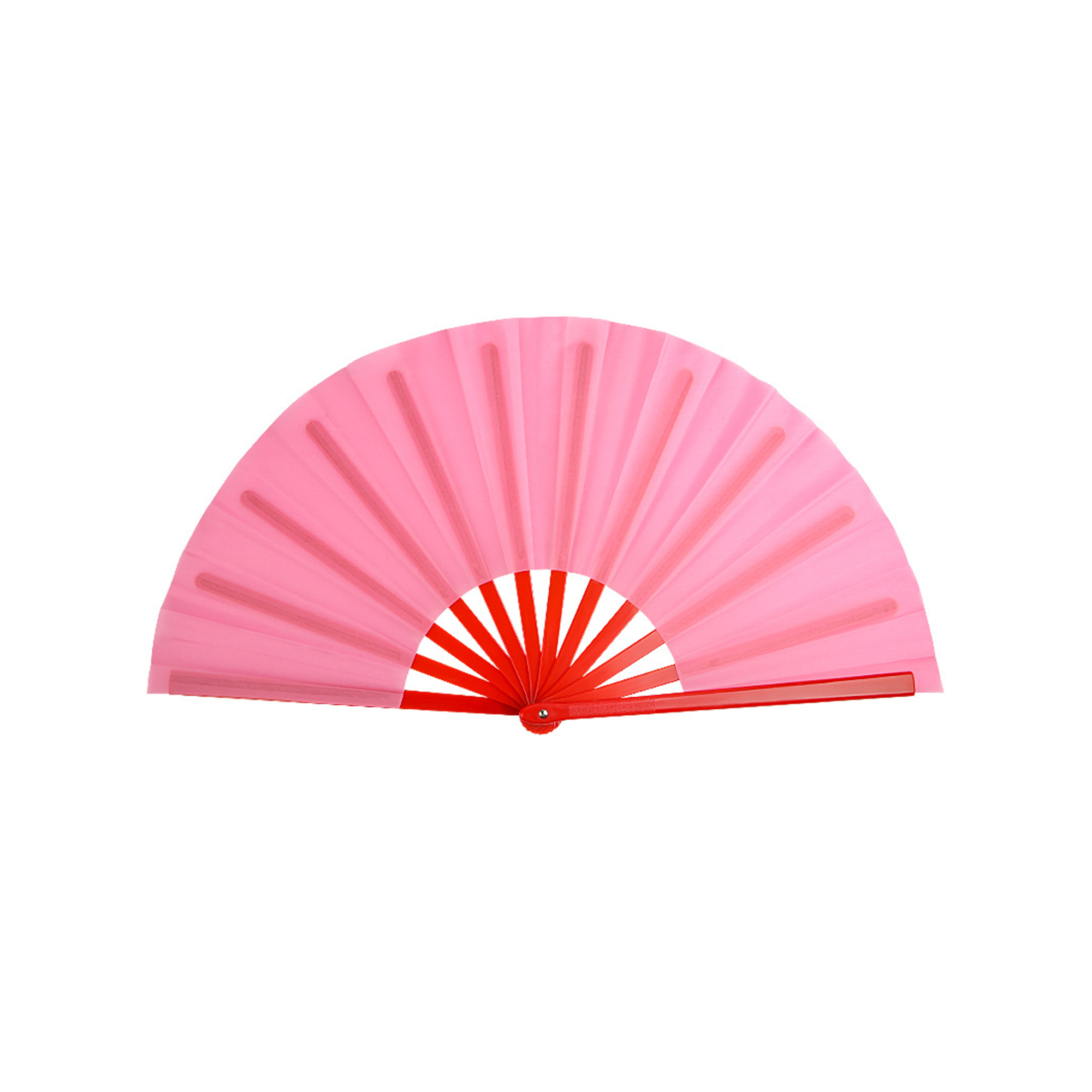 Nylon Folding Hand Fan 23.9" Open Width 7