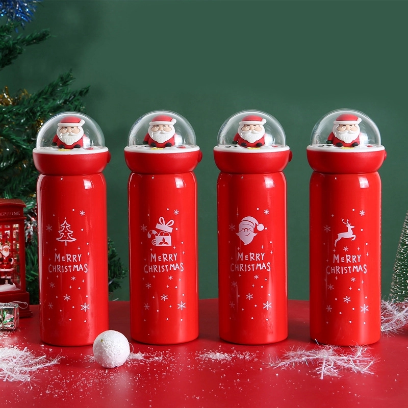 Christmas Santa Clause Stainless Steel Vacuum Water Bottle 1