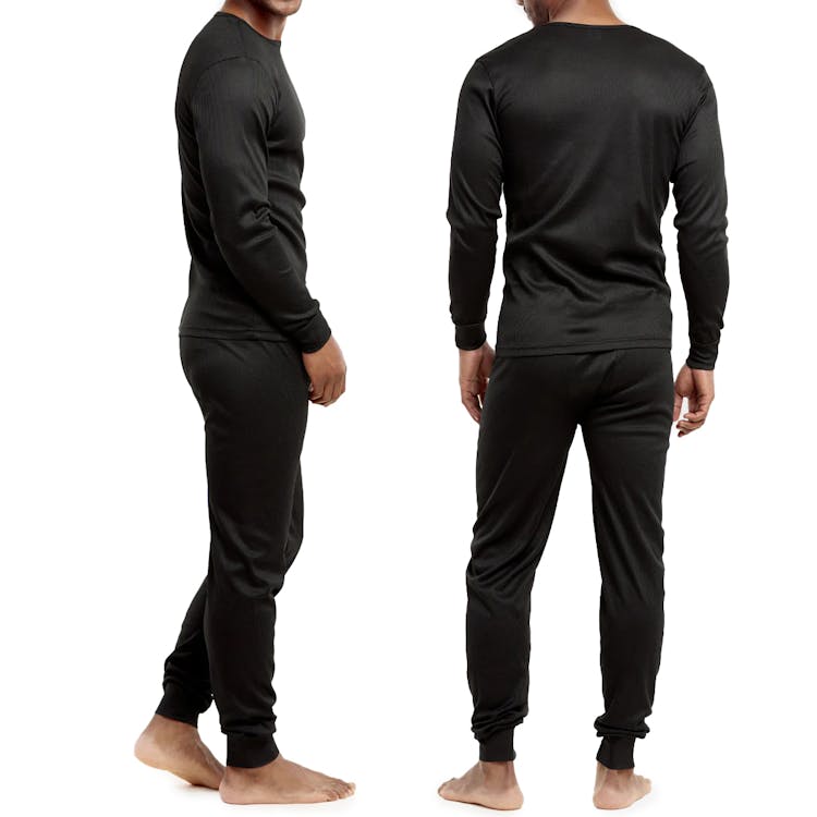 Men's Thermal Underwear Sets - Medium Black 1