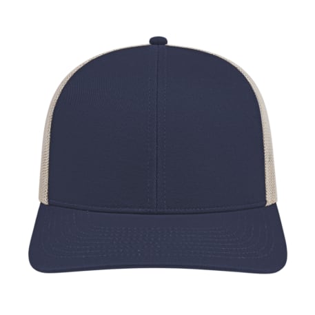 Cap America Poly/Cotton Trucker Mesh Back Cap 124