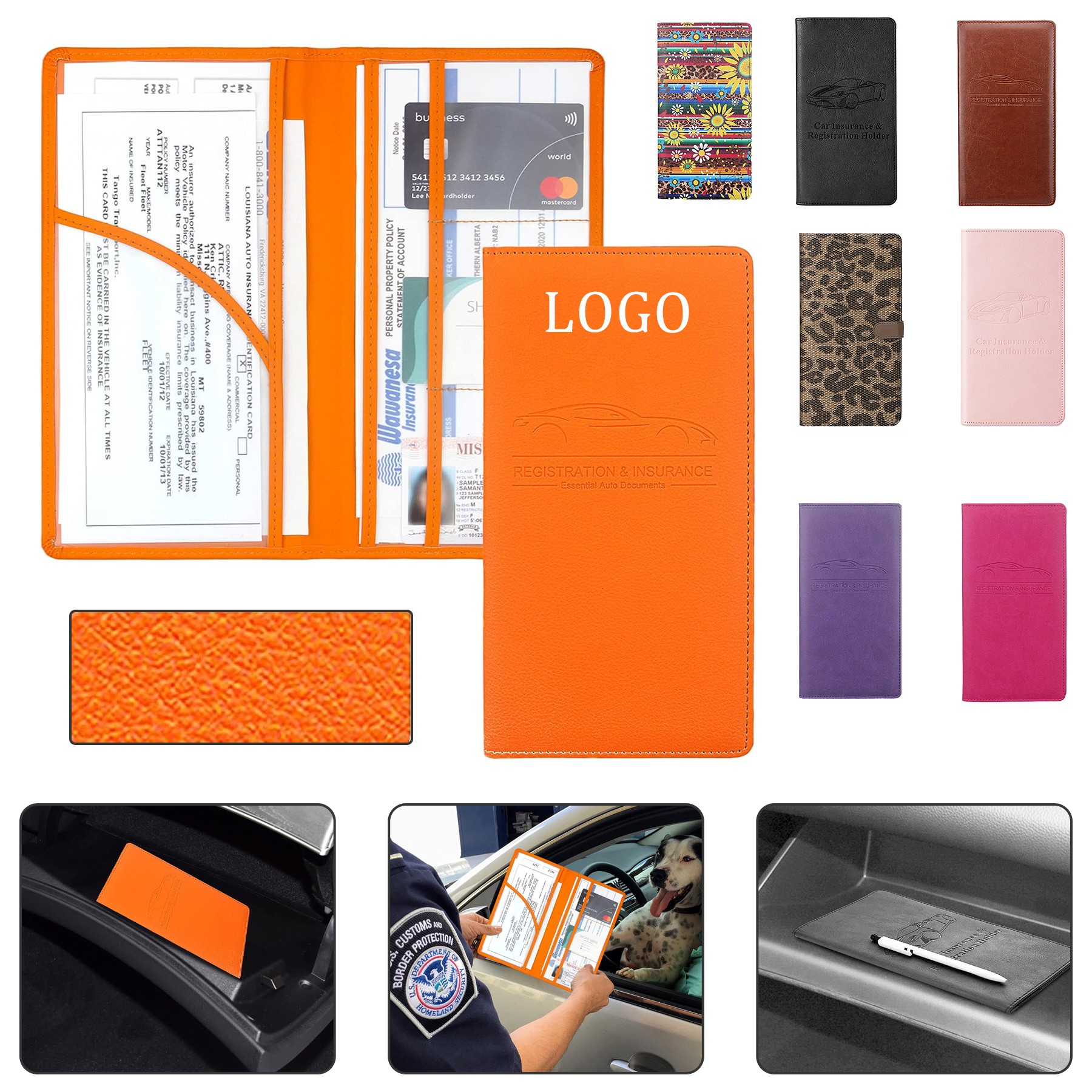 Car Insurance Card Holder Wallet