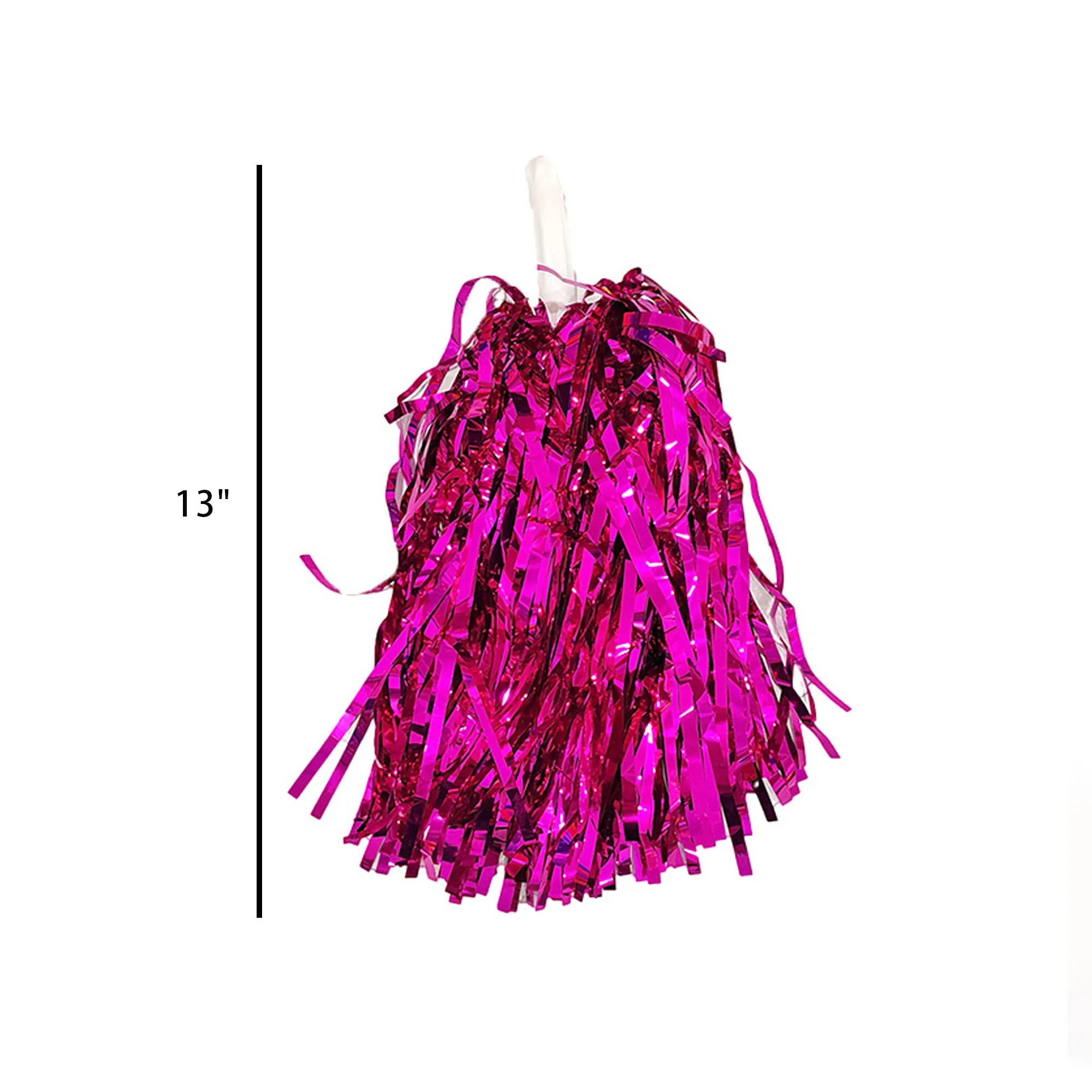 Tinsel Cheerleading PomPoms with Handle 4