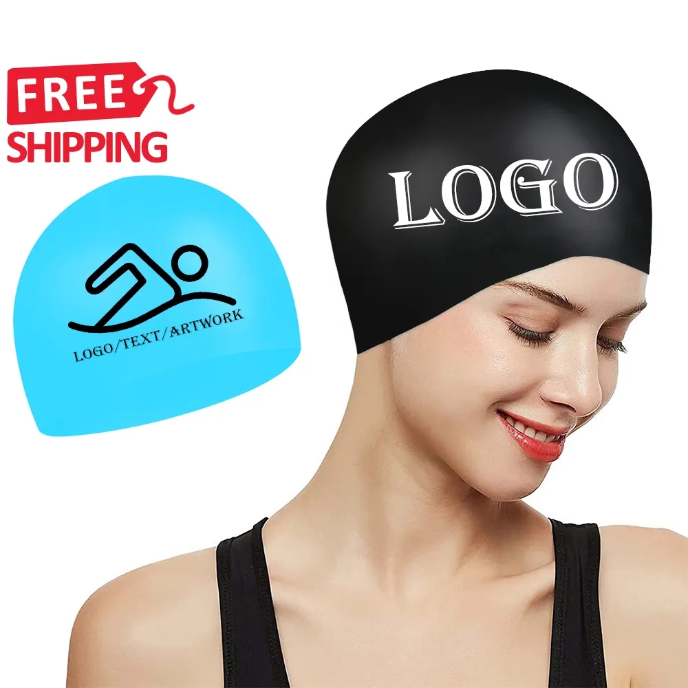 Swimming Caps for Long Hair Women, Cover Ears Adult Youths 7