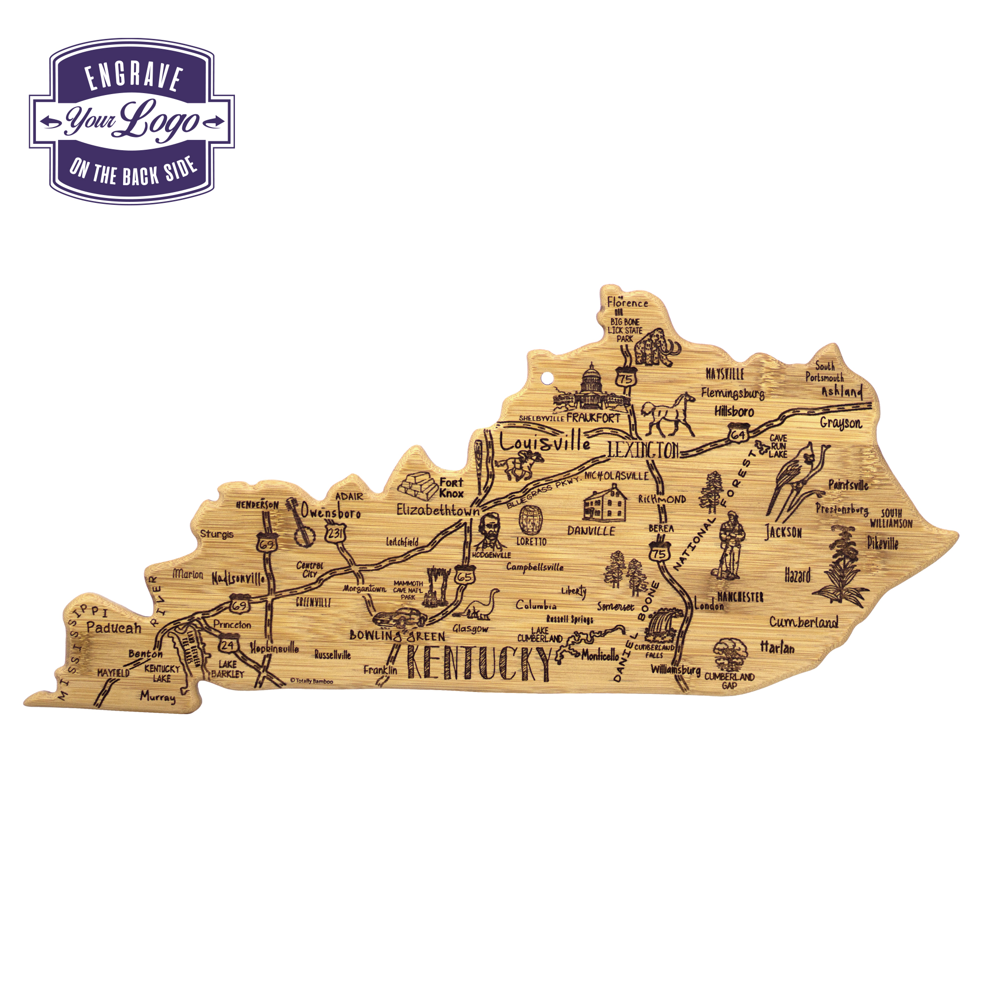 Destination Kentucky Cutting & Serving Board
