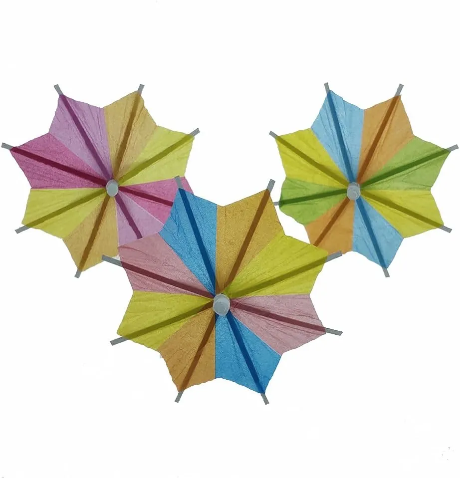 Mini Paper Parasols Cocktail Umbrella 9