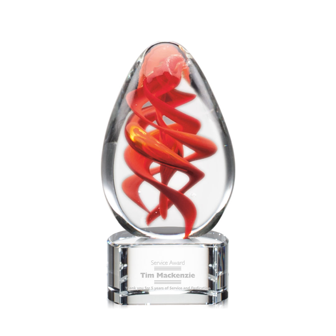 Helix Award on Paragon Base - Clear 5