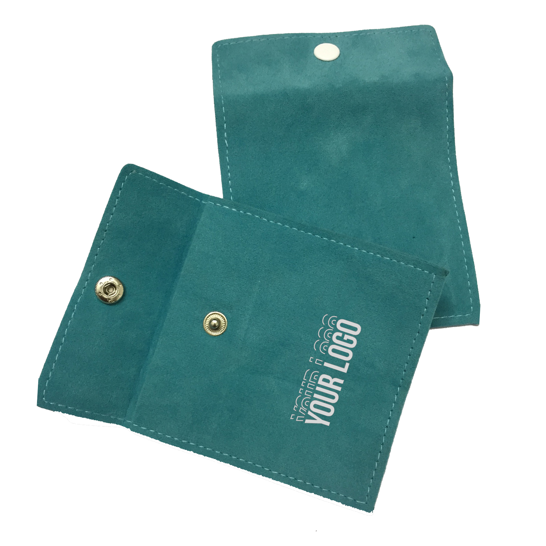Velvet Jewelry Pouch with Snap Button 3