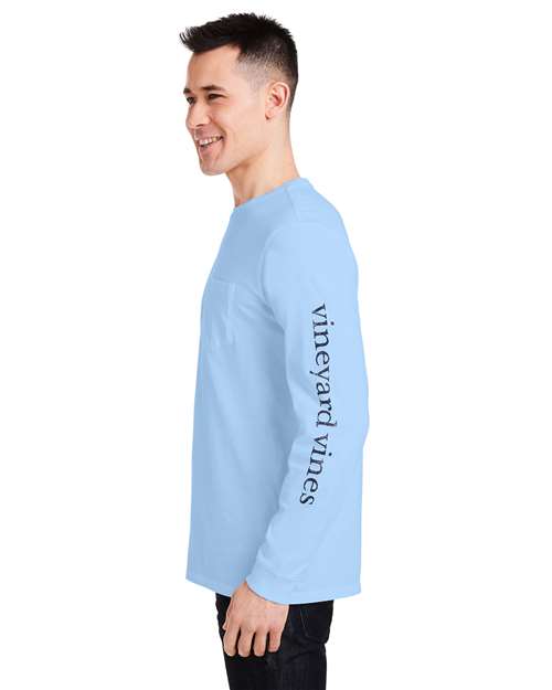Unisex Long Sleeve Pocket T-Shirt - V021214 9