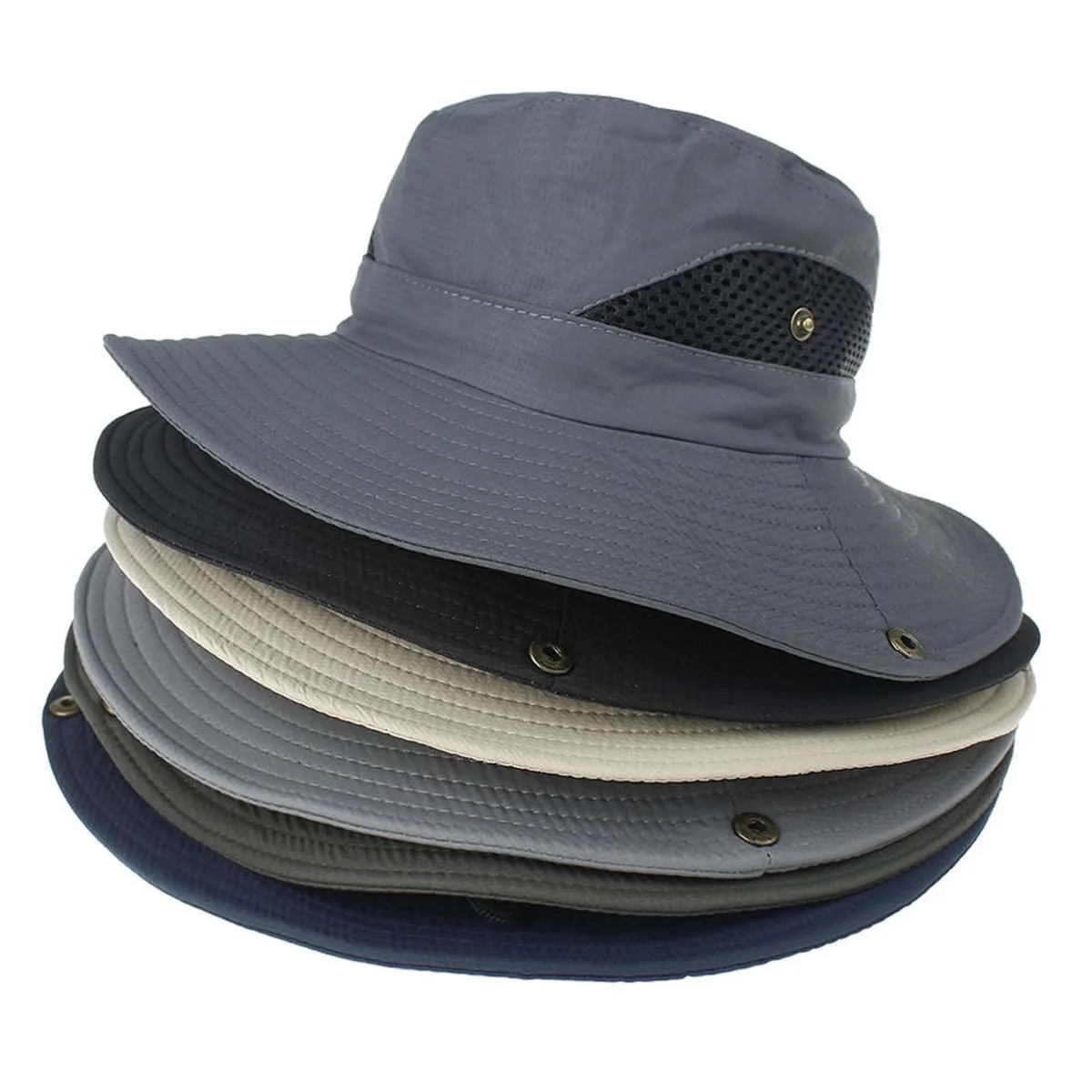 Waterproof Wide Brim Bucket Hat 2