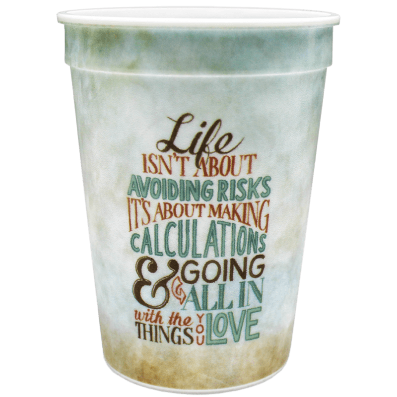 12oz Full Color Wrap Stadium Cups 18