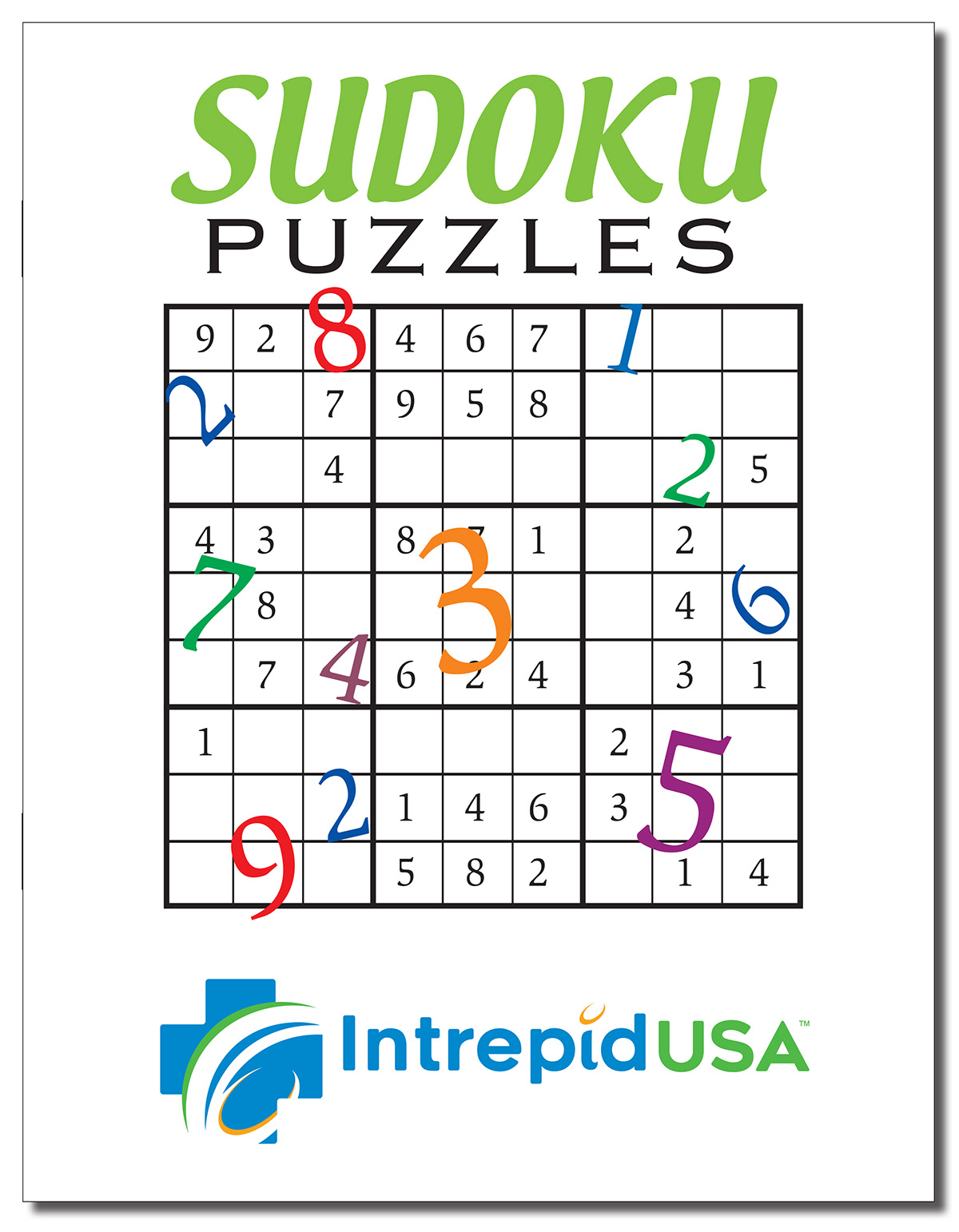 Sudoku Puzzle Book Stapled Bound