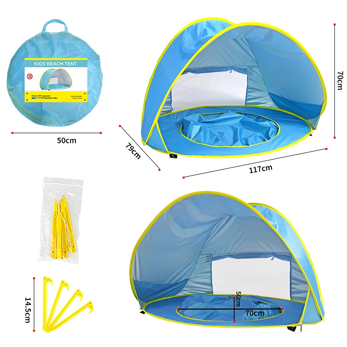 Portable Baby Beach Tent 6