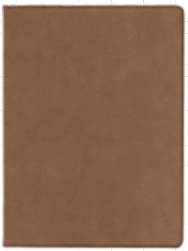 9" x 7" Dark Brown Leatherette Padfolio with Pen Loop 1