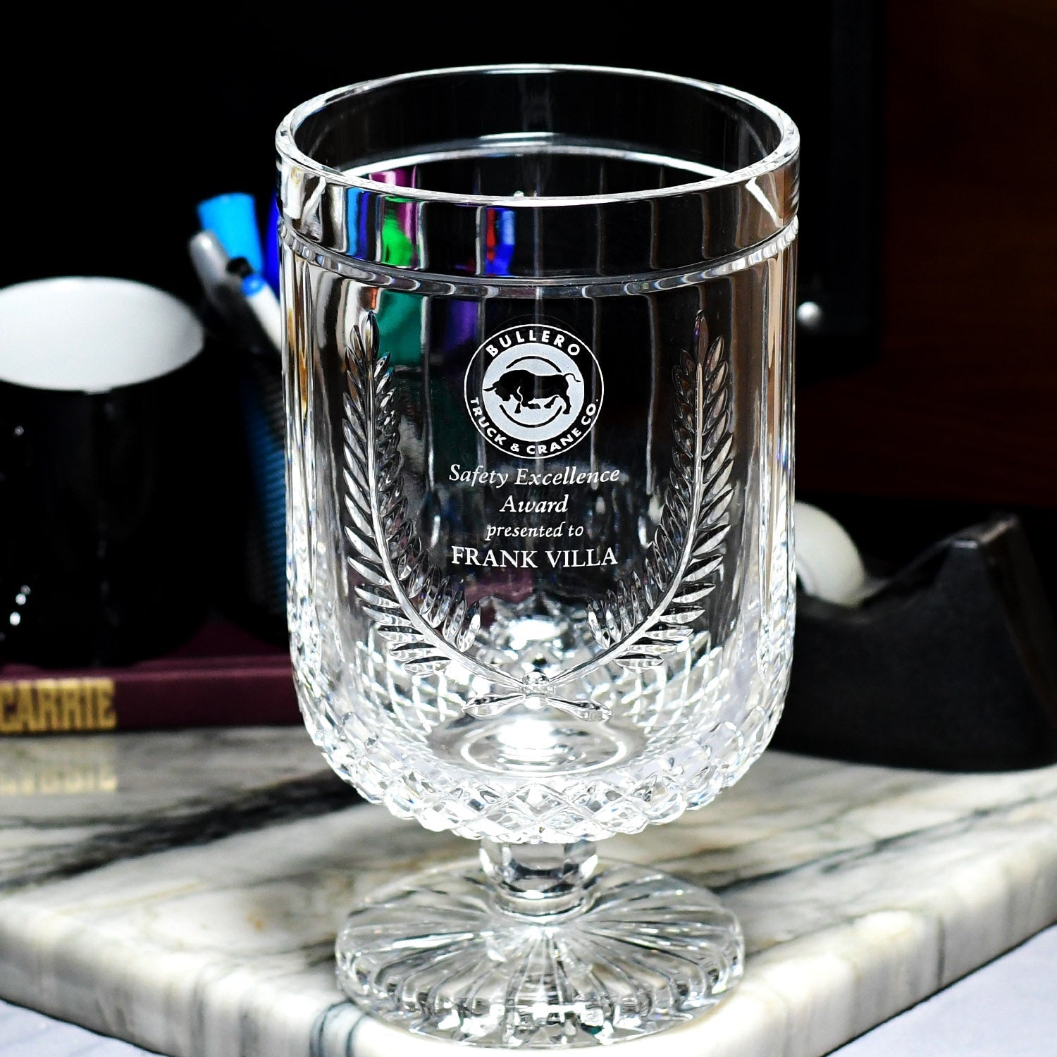 Crystal Laurel Wreath Cup 5