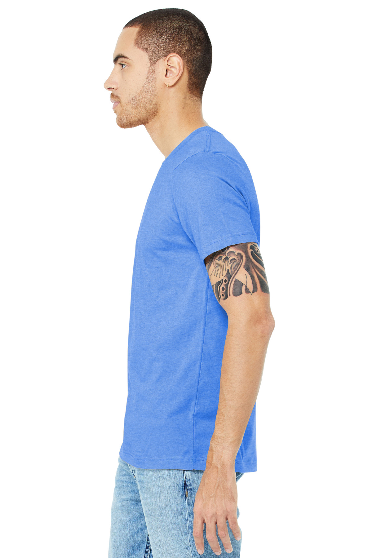 BELLA+CANVAS® Unisex Heather CVC Short Sleeve Tee 148