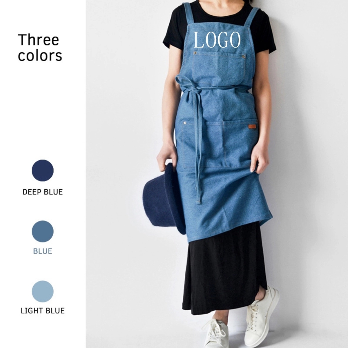 Cotton Denim Apron For Adults 5