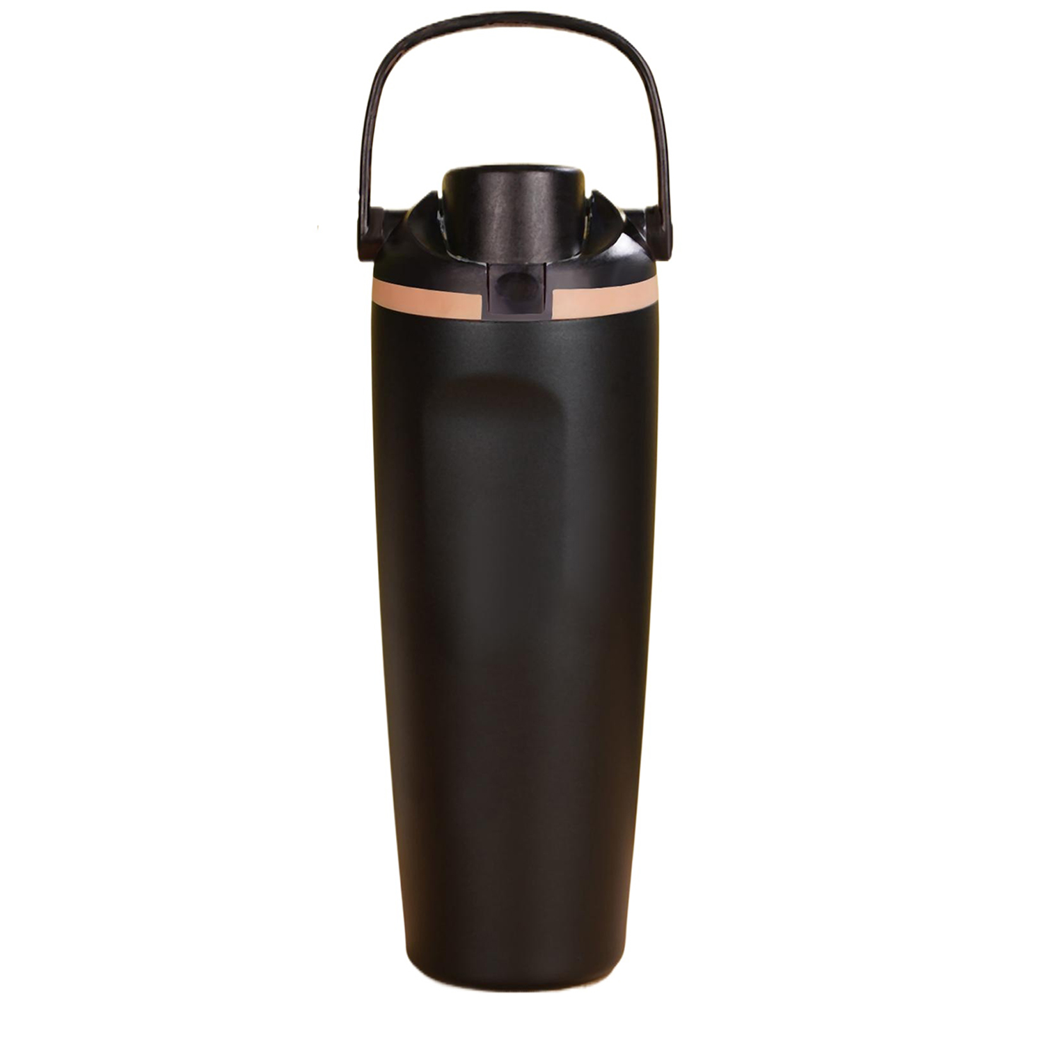 30oz Stainless Steel Foldable Handle Water Bottle with Straw, custom water bottle with logo imprint 5