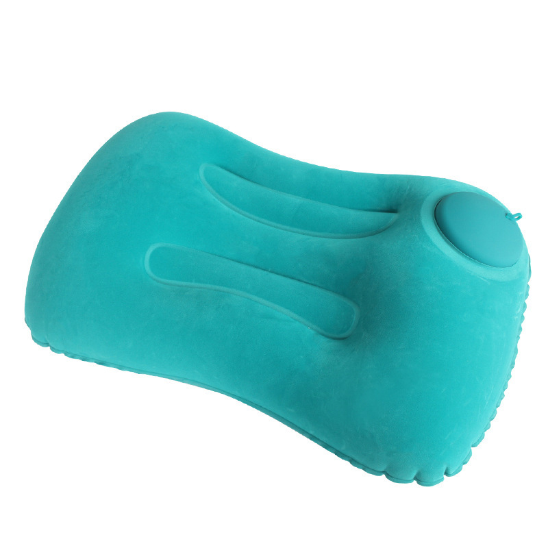 Flocked Inflatable Neck Pillow 4