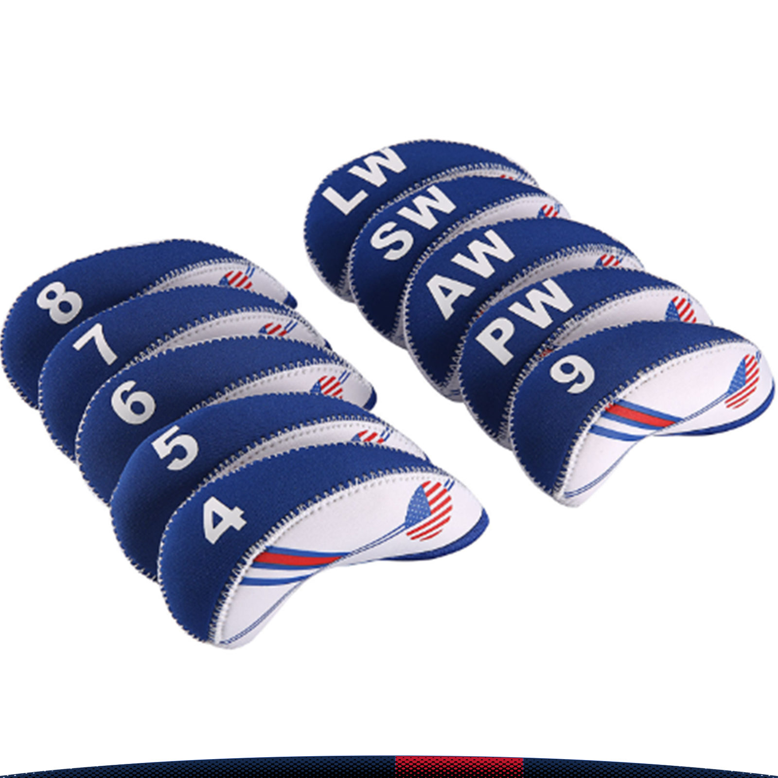 Old Glory Golf Club Cover Set 3