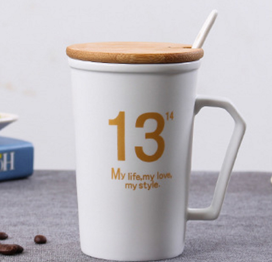 Creative ceramic cup 1314 couple coffee milk mug 3