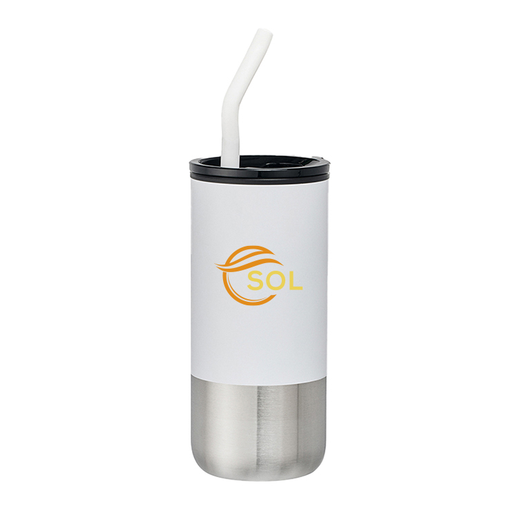 18oz Dillon Double Wall Plastic Straw Tumbler 10