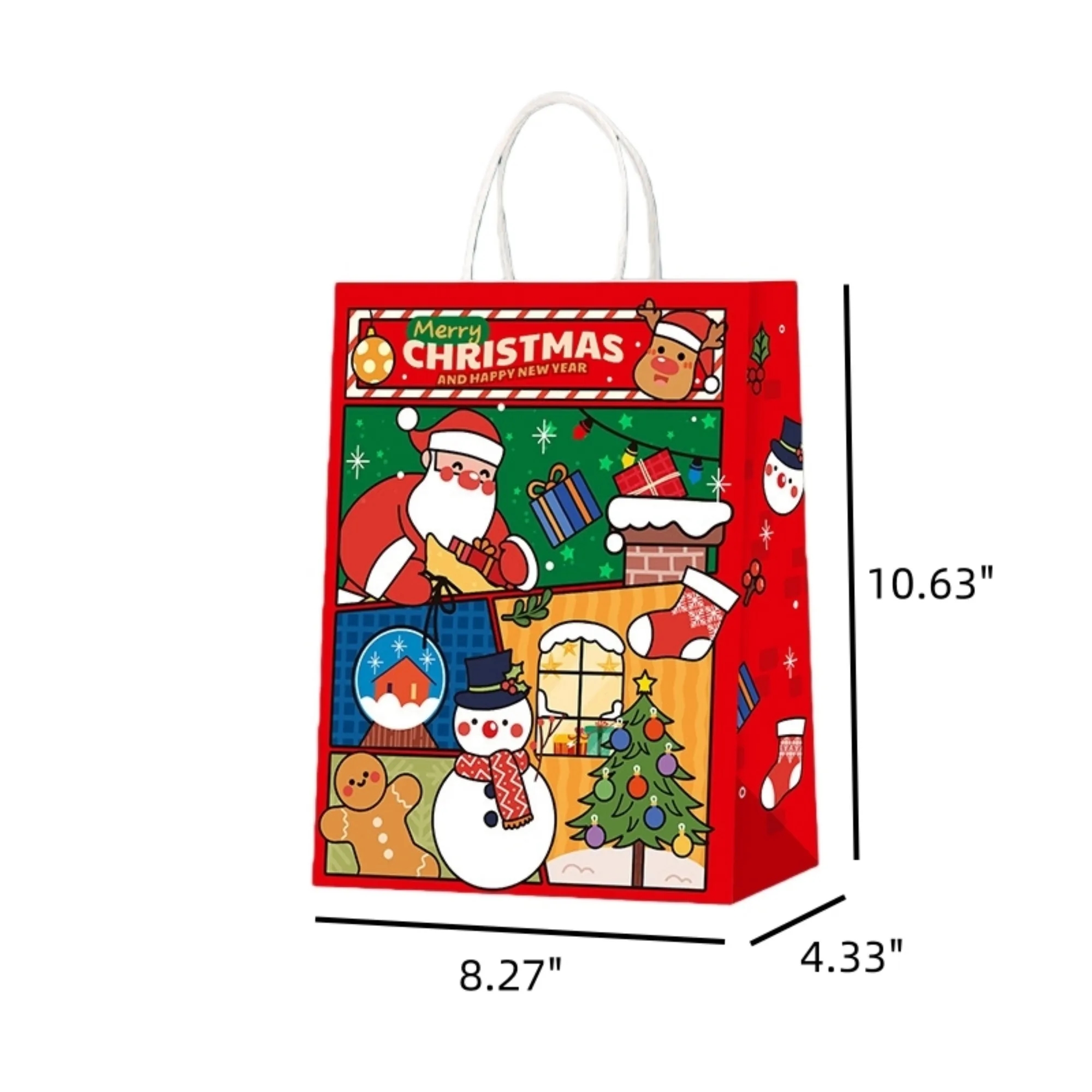 Kraft Paper Christmas Gift Bag 5