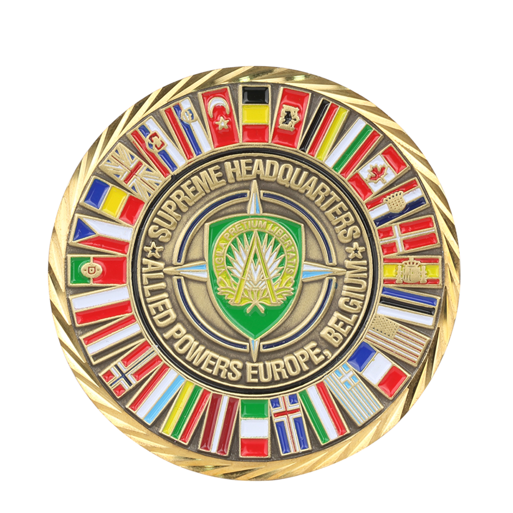 Zinc Alloy Soft Enamel Coins