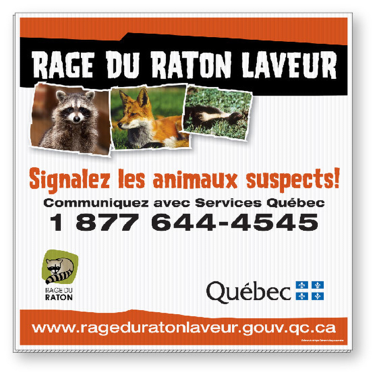 5/32" White Coroplast Sign, 24"x24" Rectangle, Full Colour