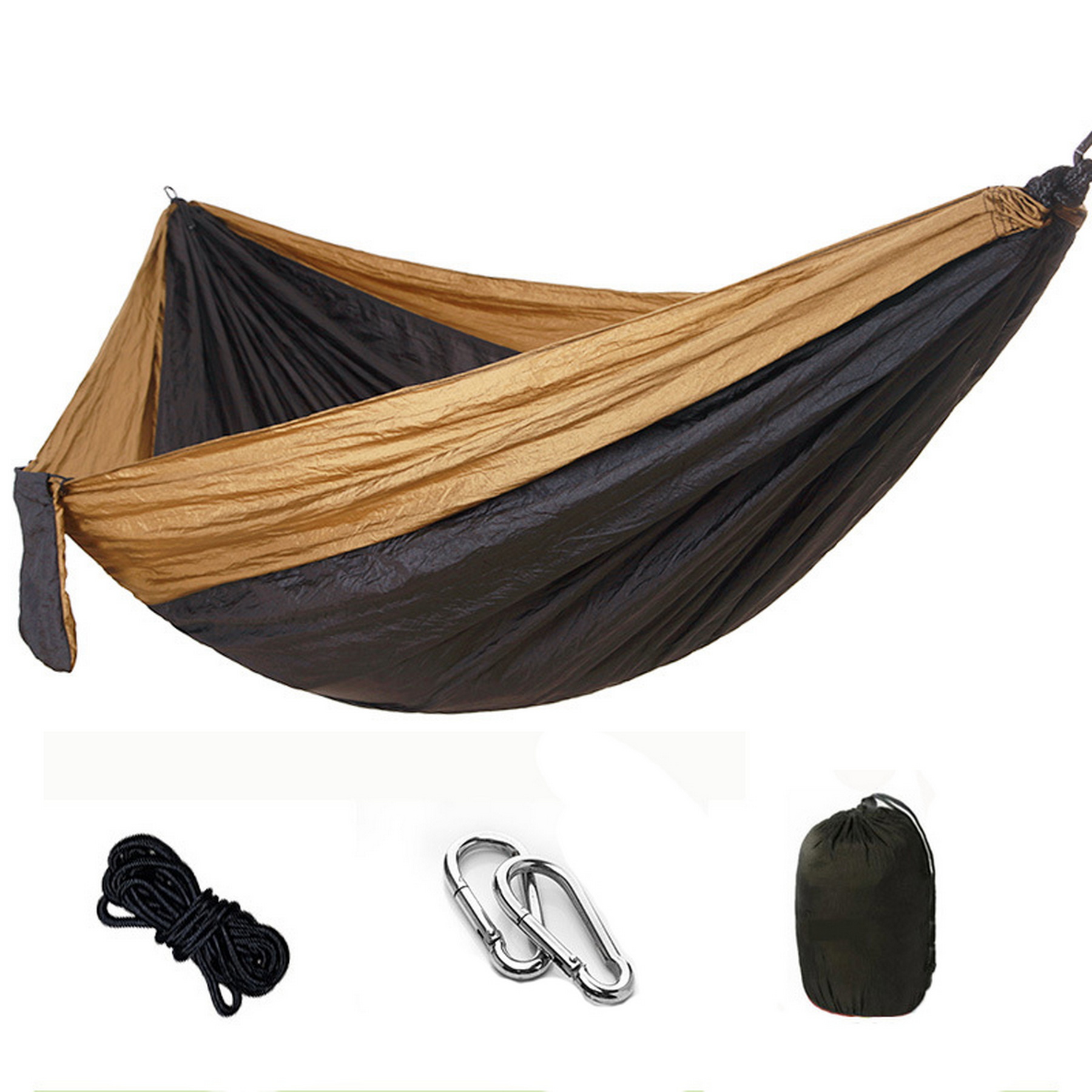 Portable Lightweight Nylon Swing Bed Hammock 3