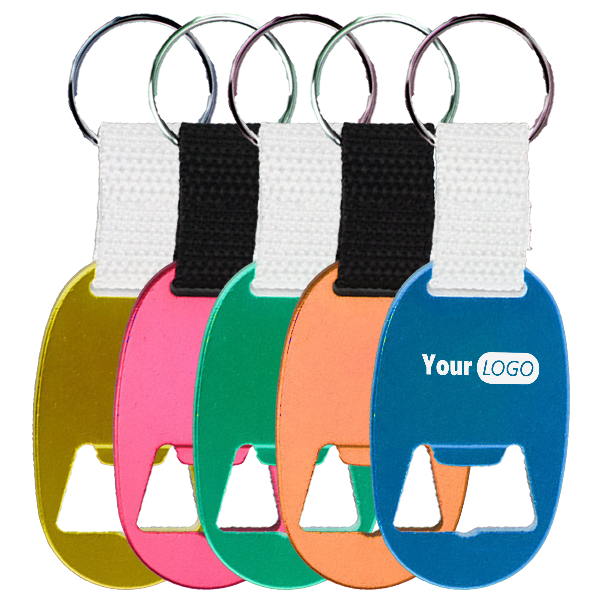 Metal Compact Bottle Opener Keychain 1