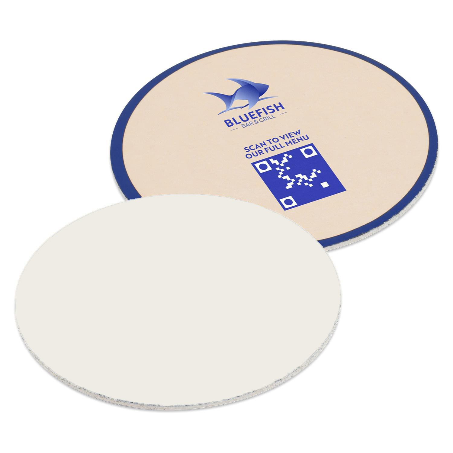 4.5" Pulpboard Circle Coaster (Full Color on 1 Side) 2