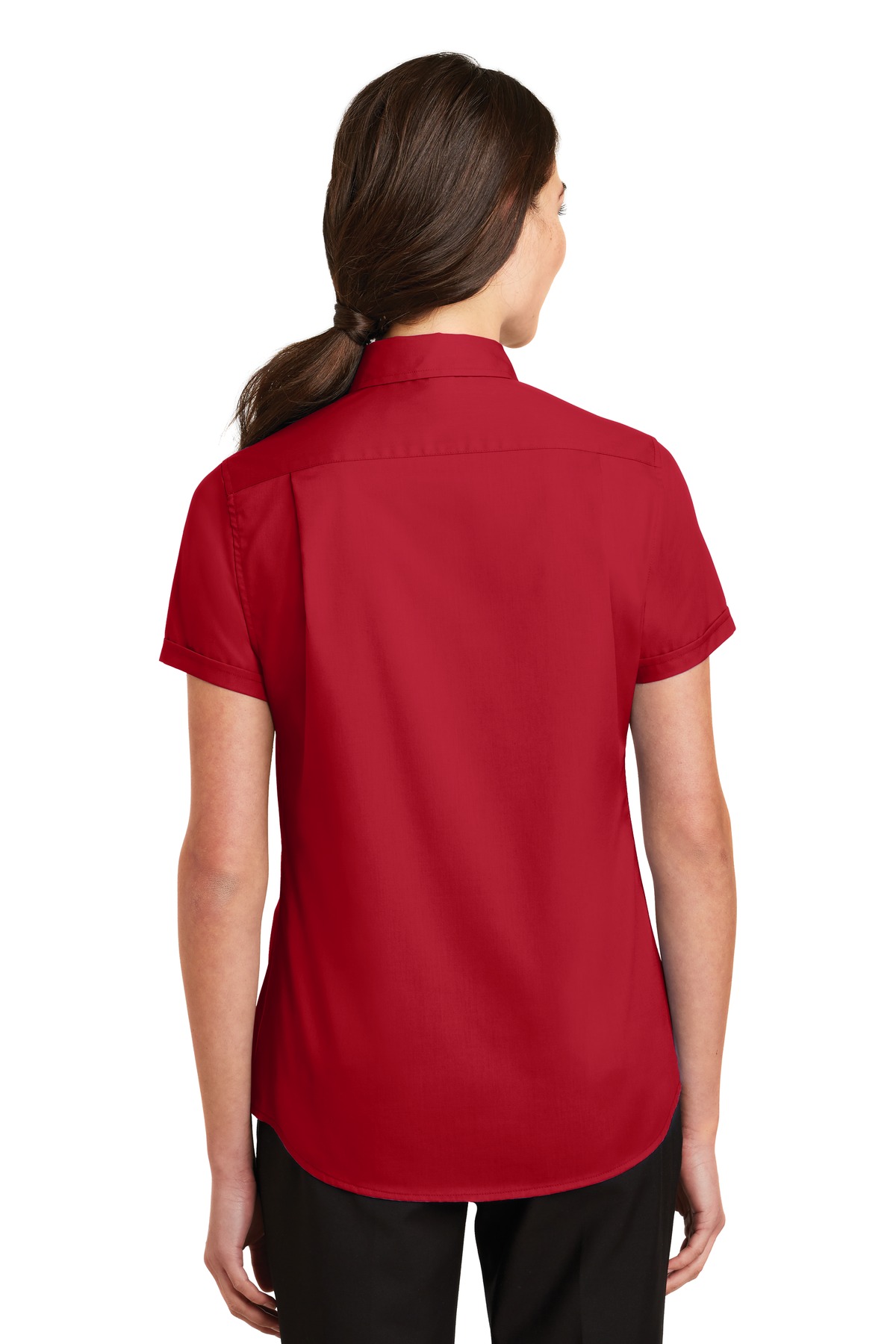 Port Authority Women's Short Sleeve SuperPro Twill Shirt. L664 25