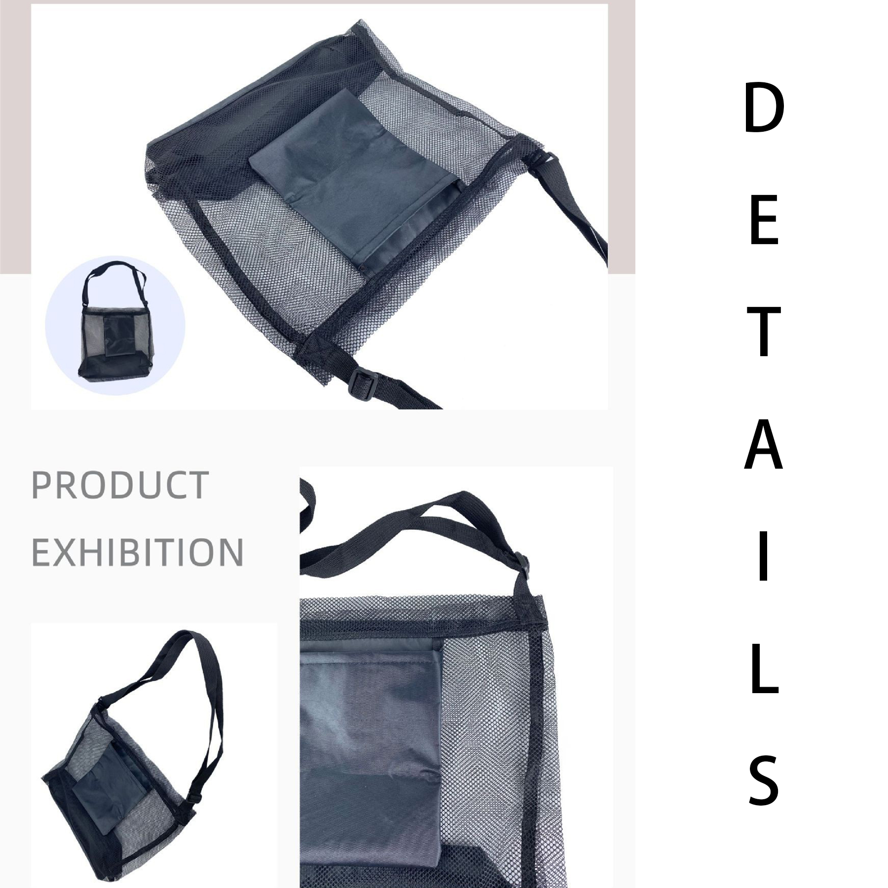 Oxford Orchard mesh picking foldable cross-body bag 3