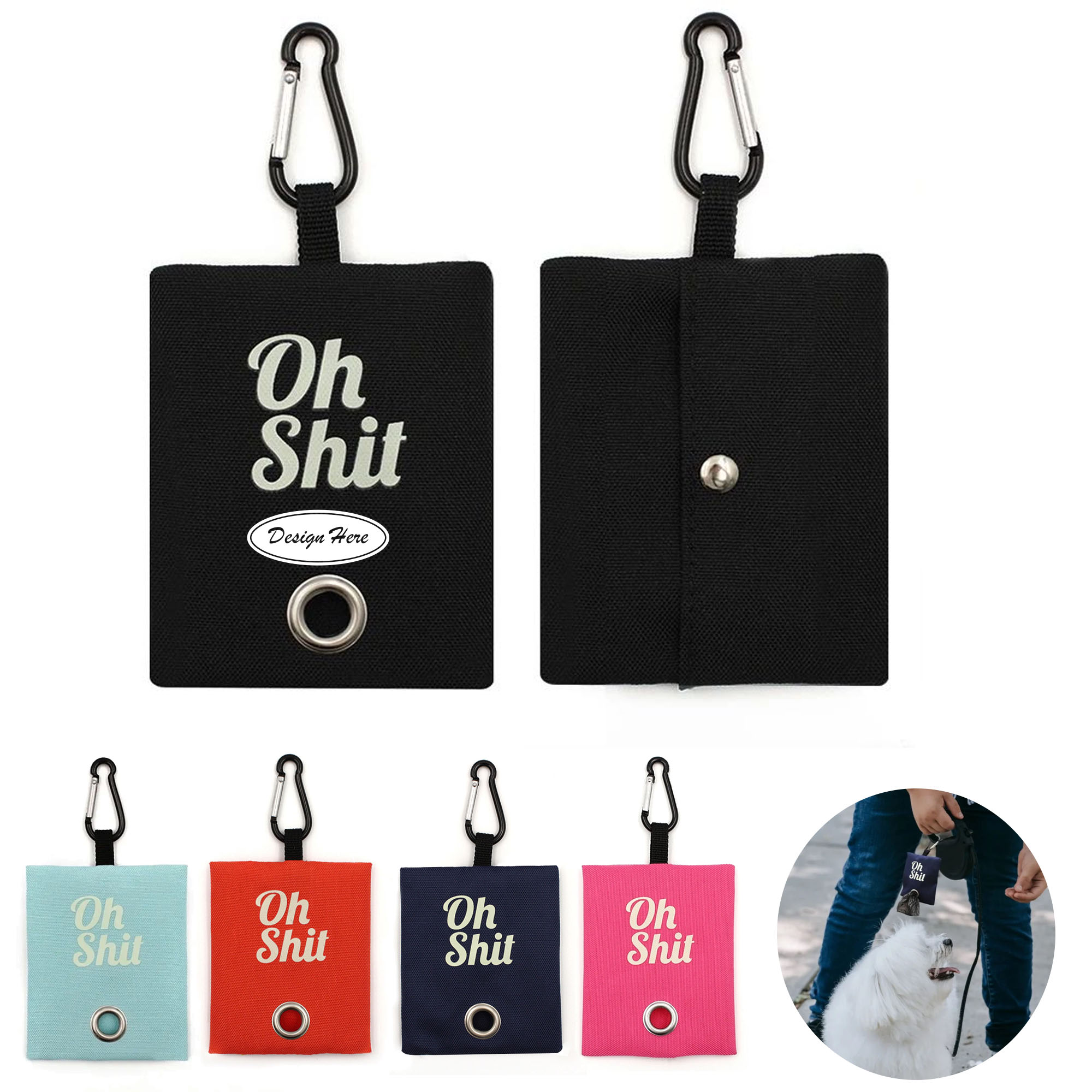 Keychain Pet Waste Bag Dispenser 2