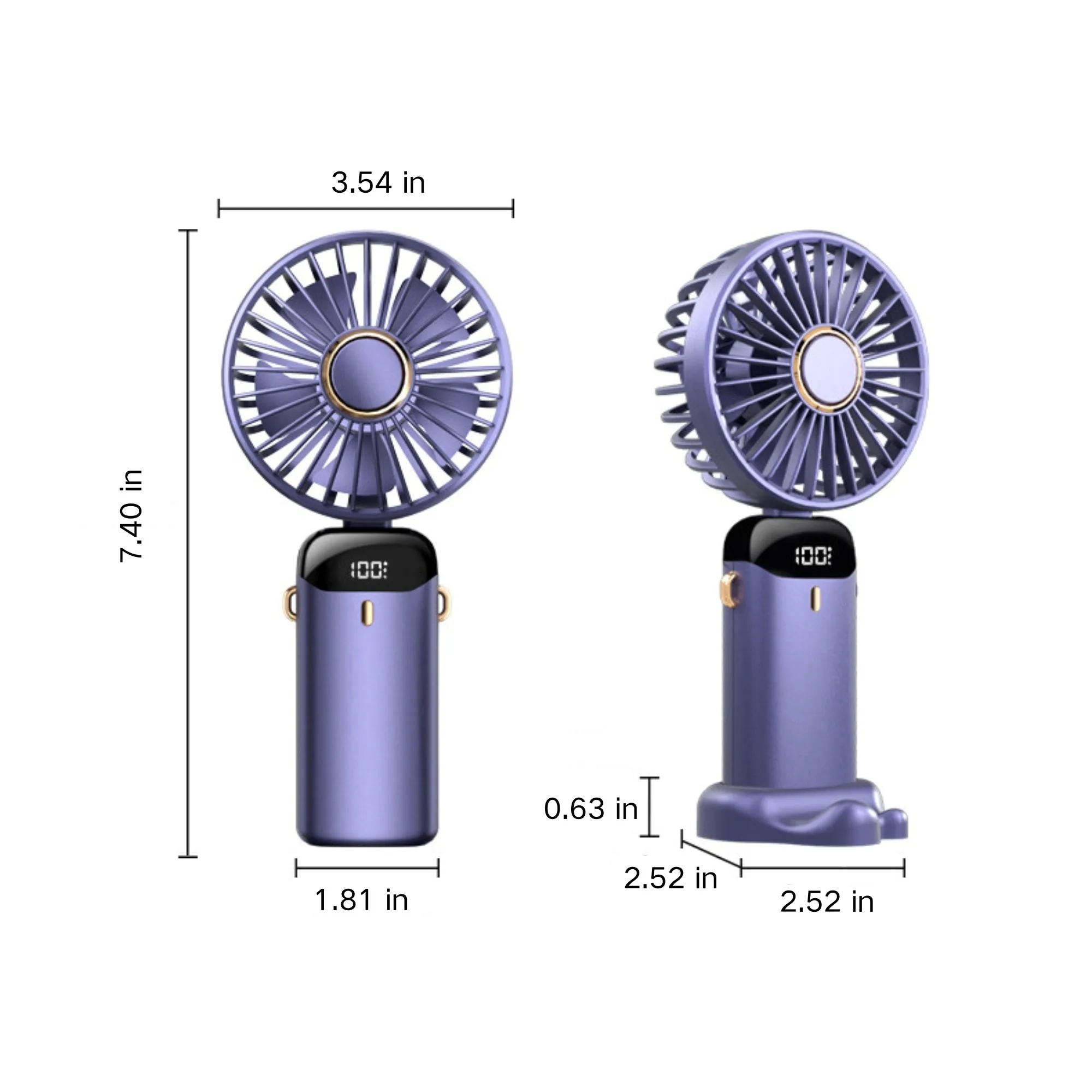 Portable Triple-Function Long-Lasting Handheld Fan 2
