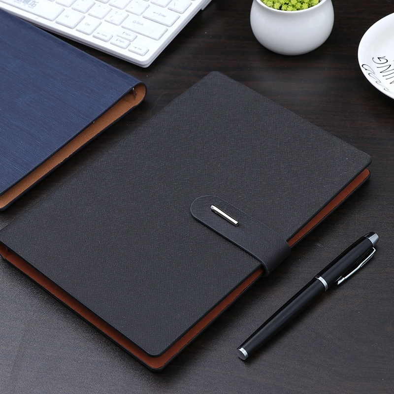 Refillable Journal A5 Lined Spiral Notebook with Card Slot 3