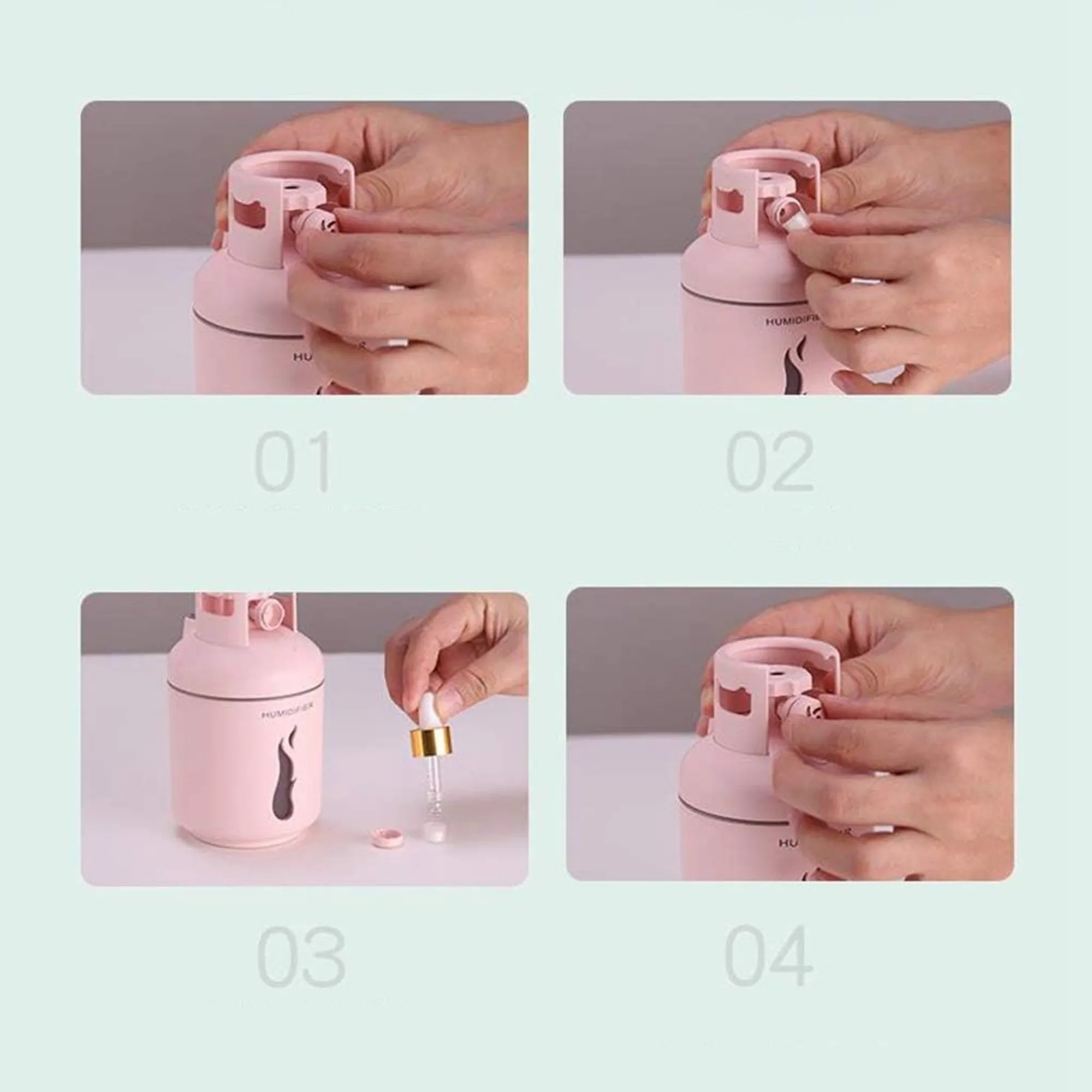 10oz Compact USB Air Humidifier 7