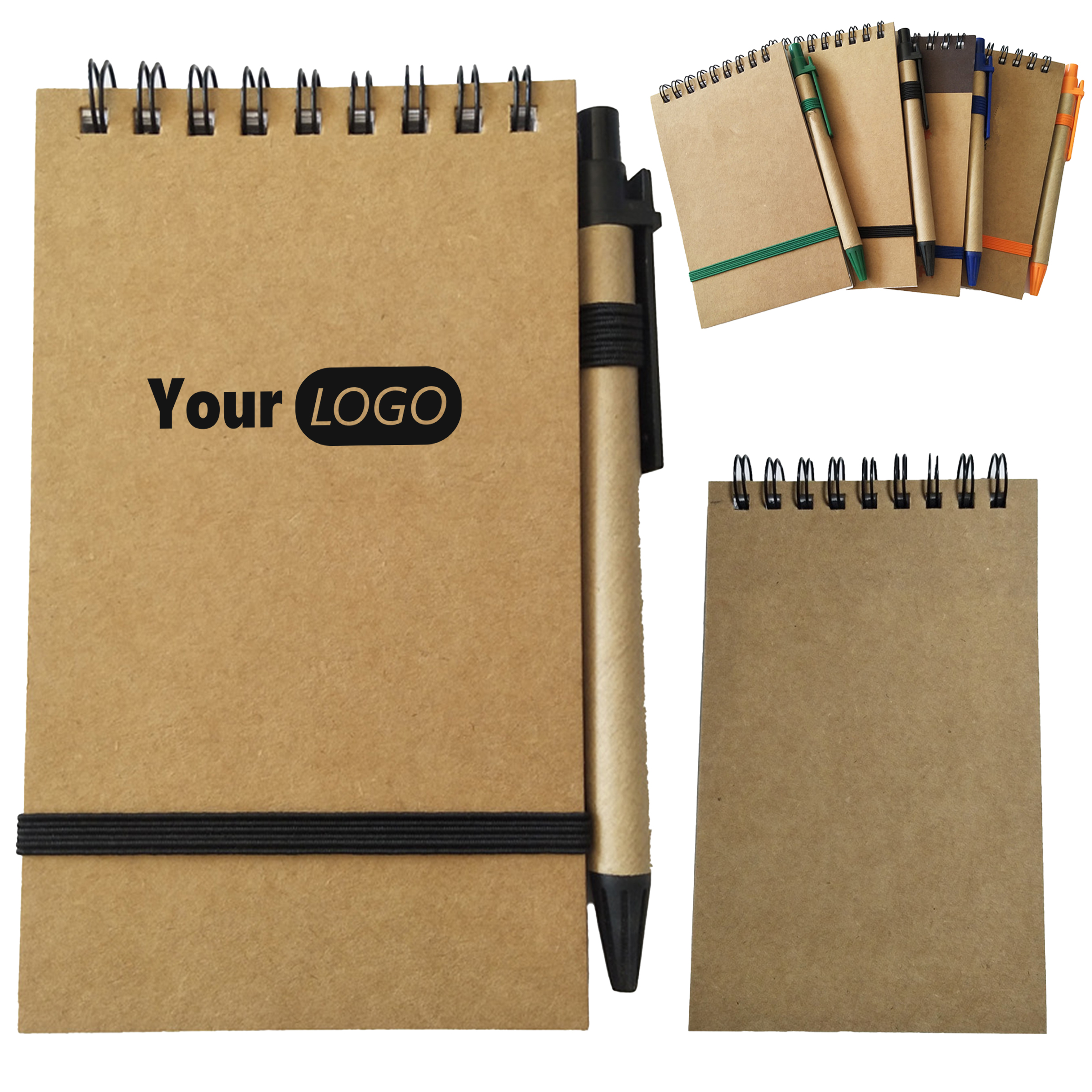 Paper Retro Office Notebook With Pen 2