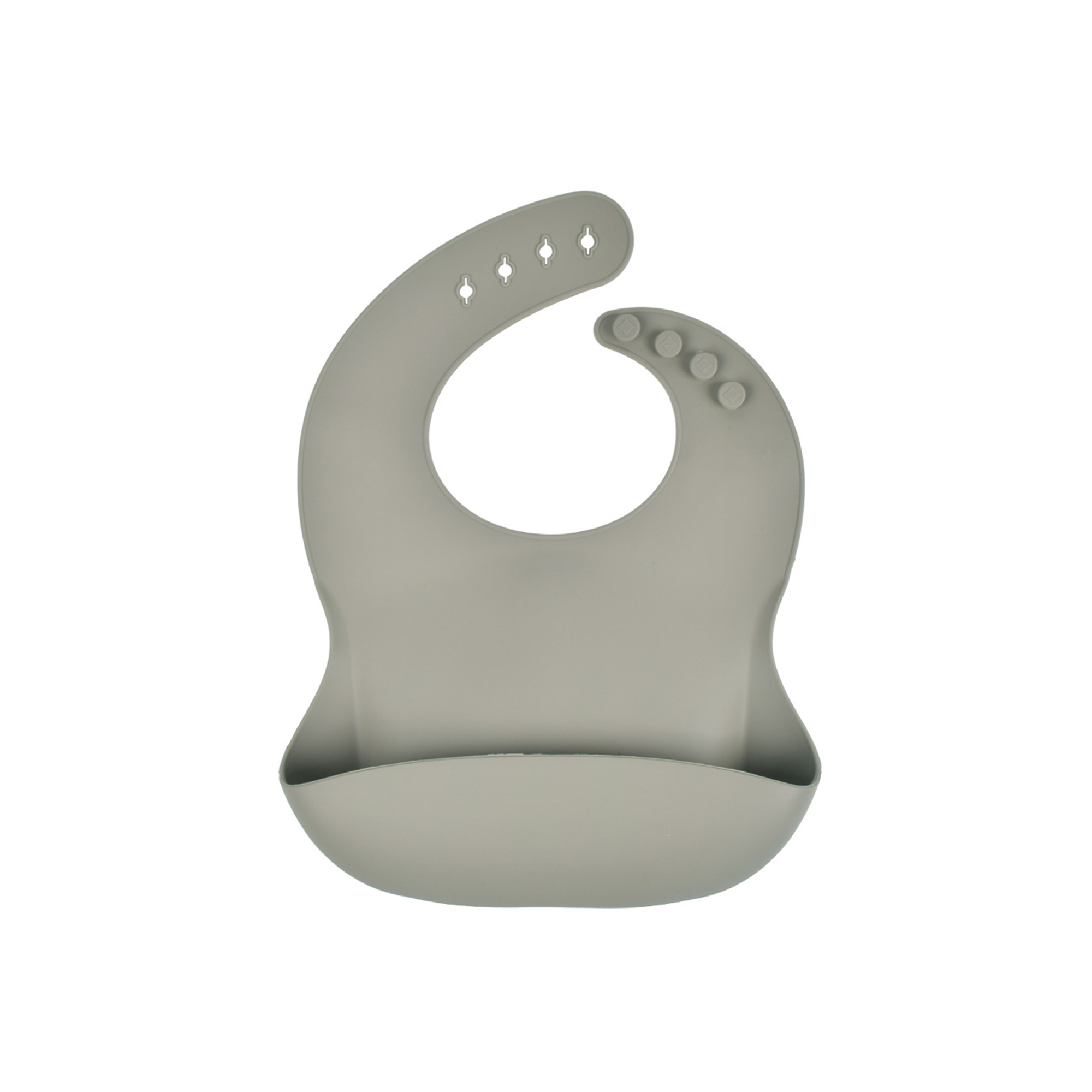 Soft Food Grade Silicone Baby Bib Adjustable 27