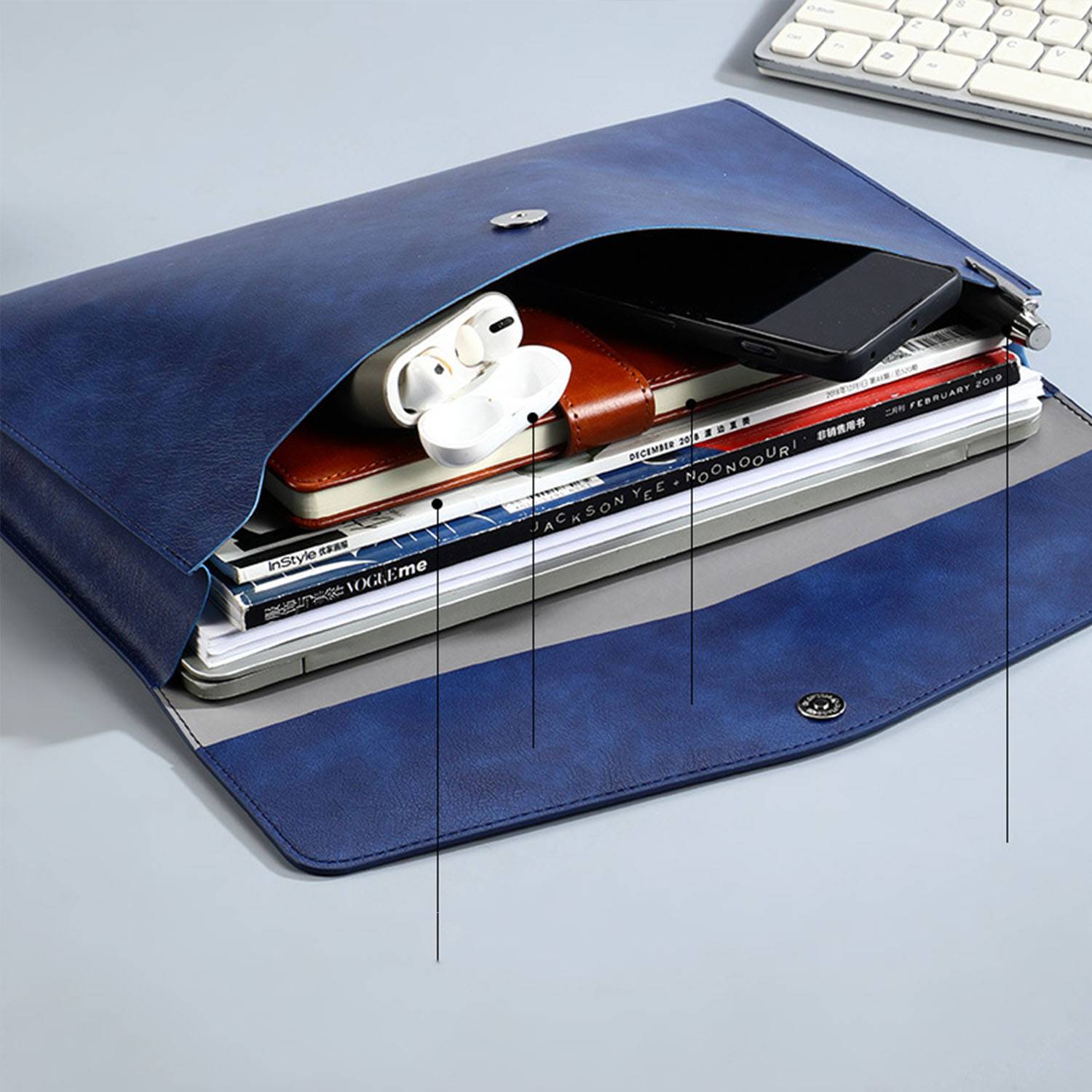PU large capacity file bag 2