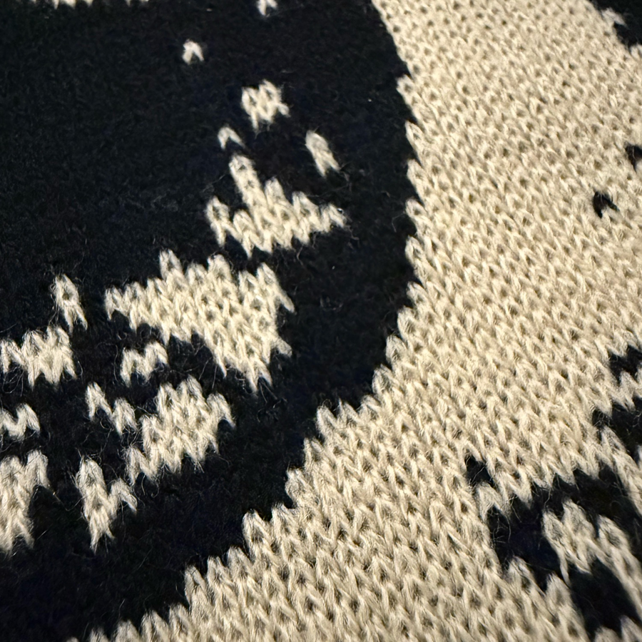 Custom Flat Knit Acrylic Scarf with Tassel - Multiple Sizes 10
