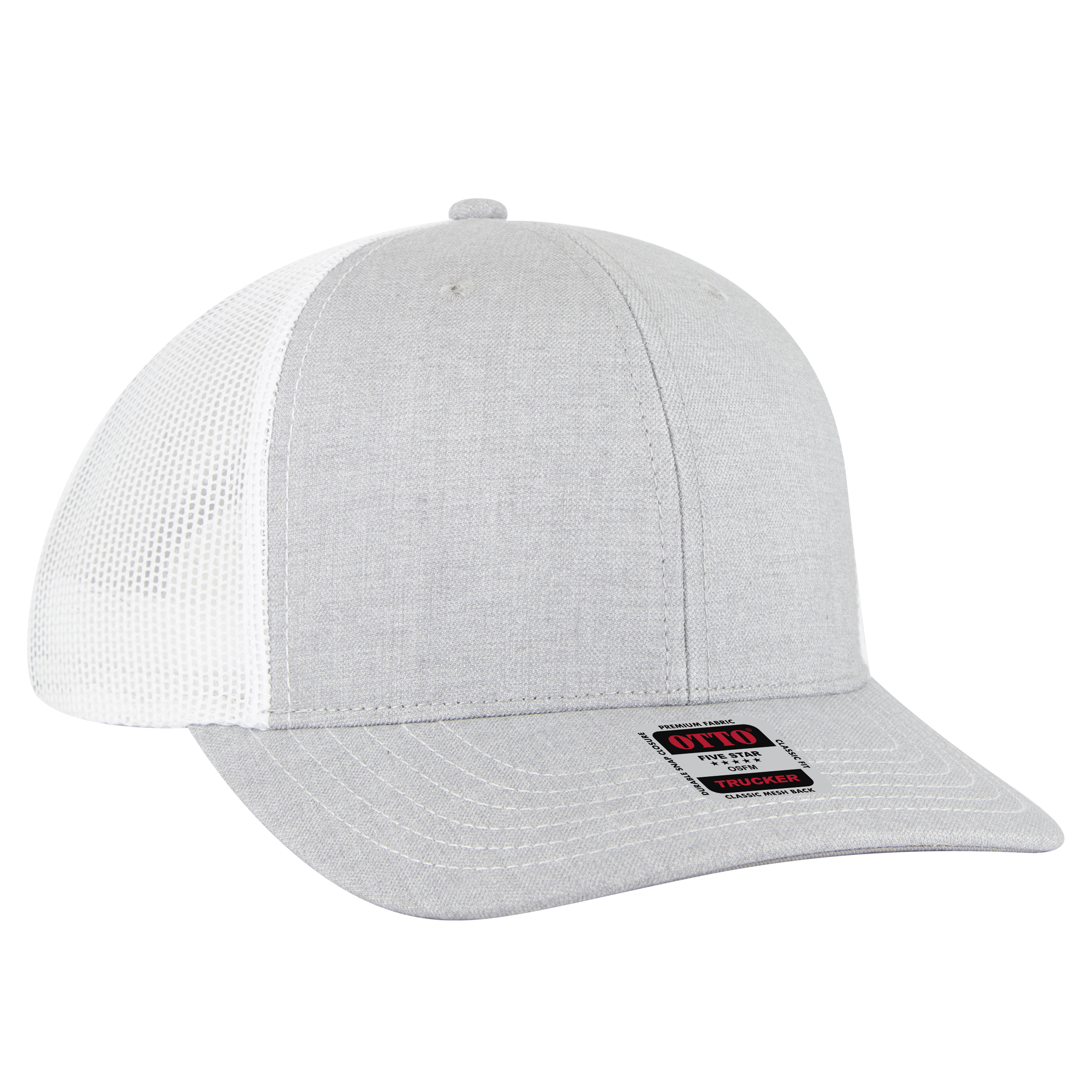 OTTO CAP® 6 Panel Mid Profile Mesh Back Trucker Hat 20