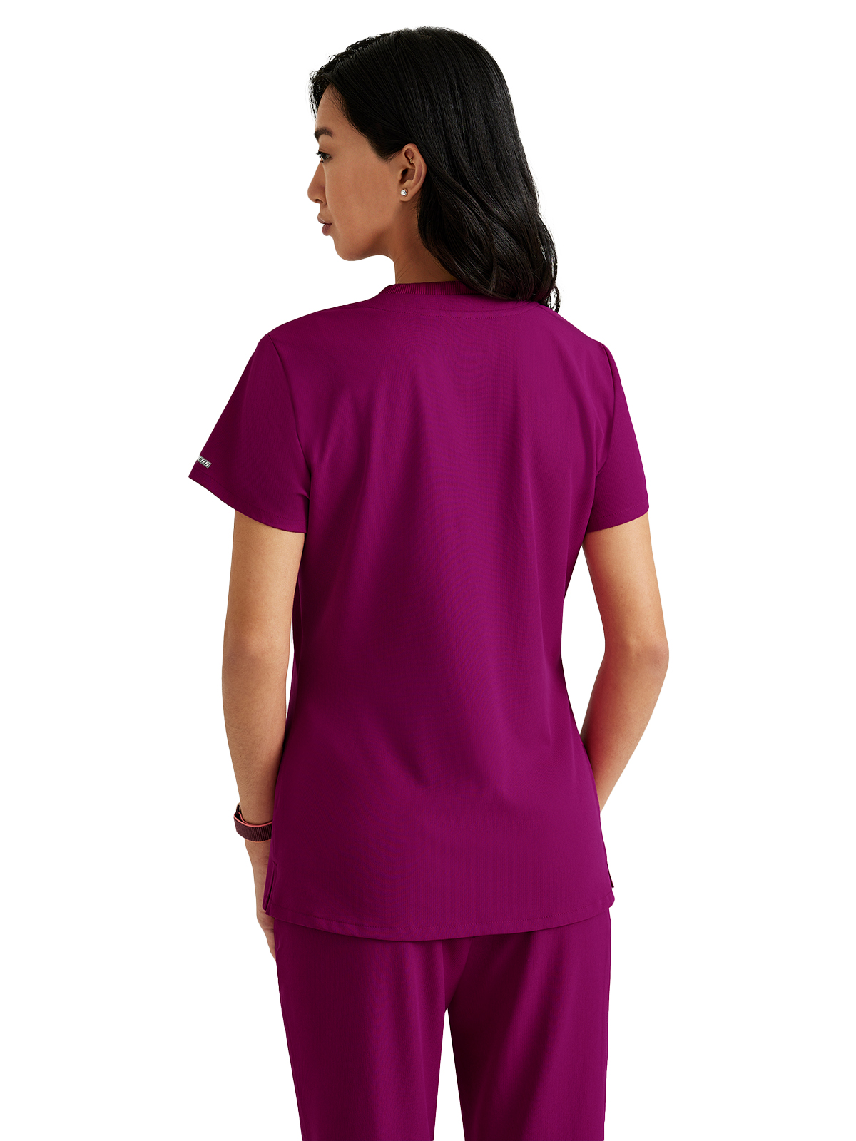 Skechers - Women's One-Pocket V-Neck Dignity Tuck-In Scrub Top 11
