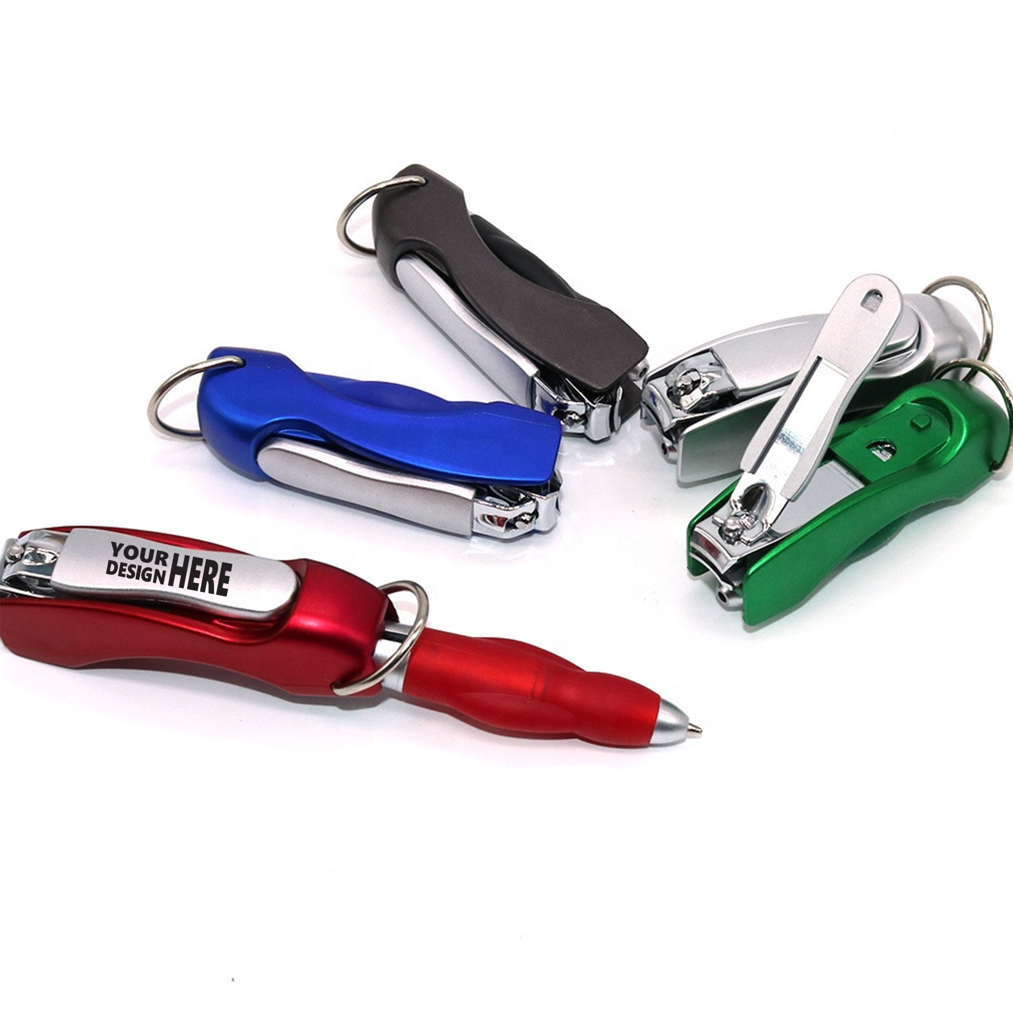 Mini Folding Nail Clipper Ballpoint Pen 2