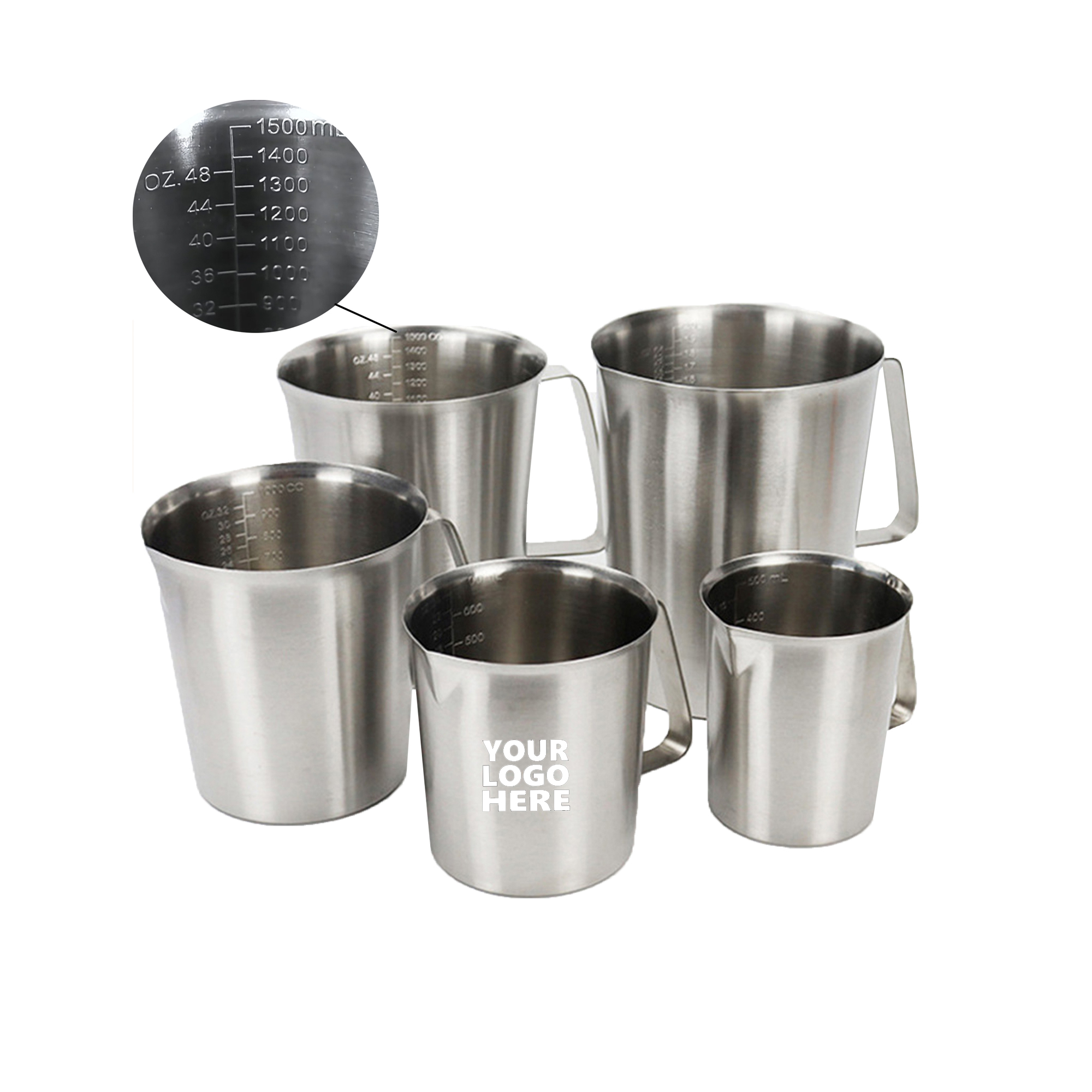 17OZ Sturdy Stainless Steel Measuring Cup 2