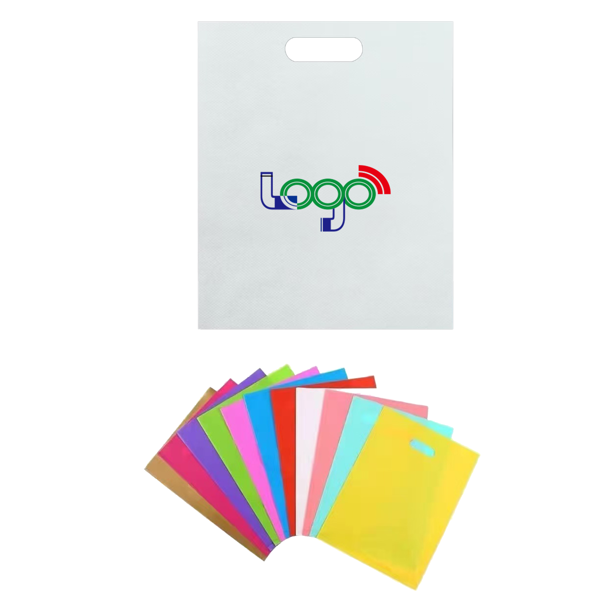 Die Cut Handle Merchandise Shopping Bag 3