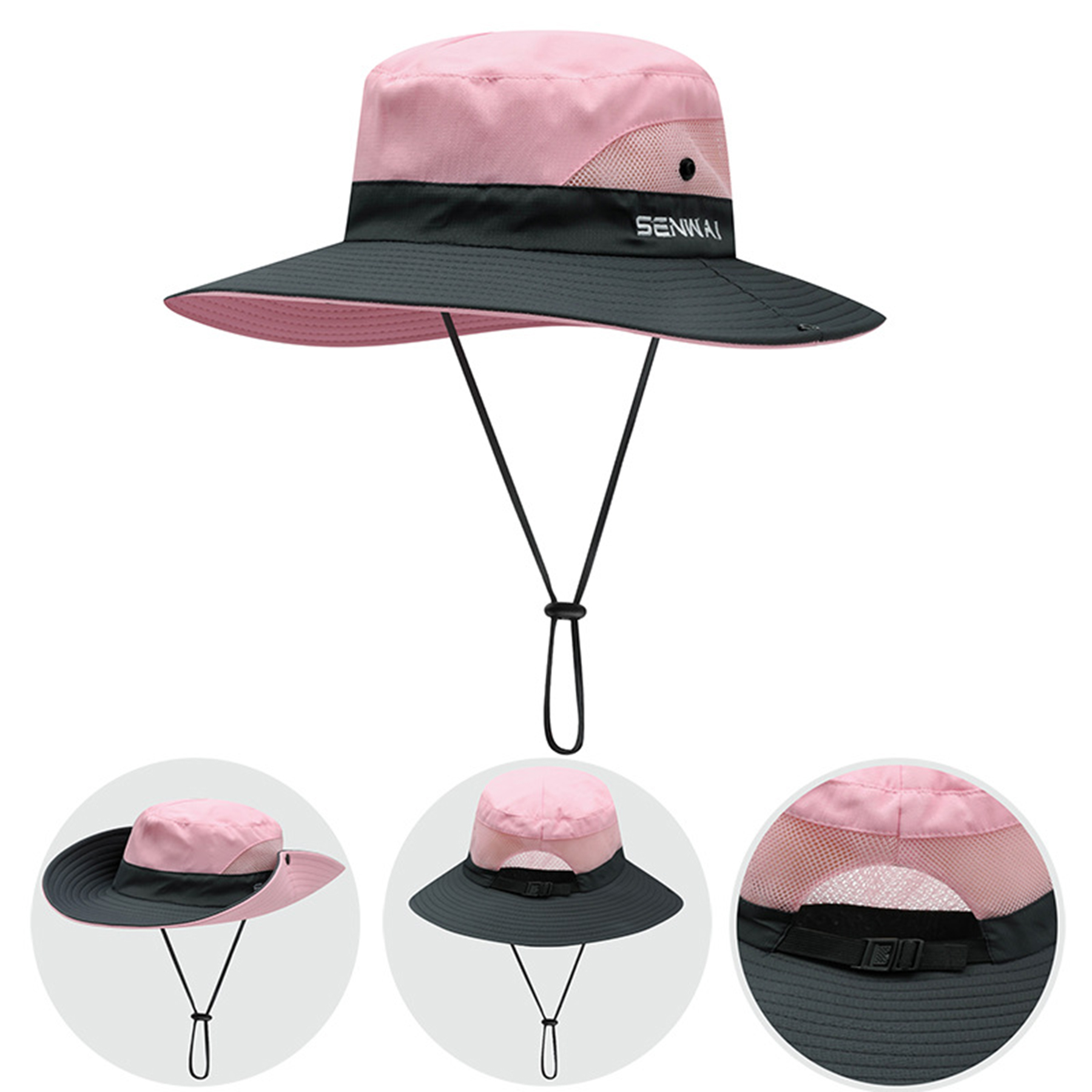 Women's UV Protection Ponytail Sun Hat 5