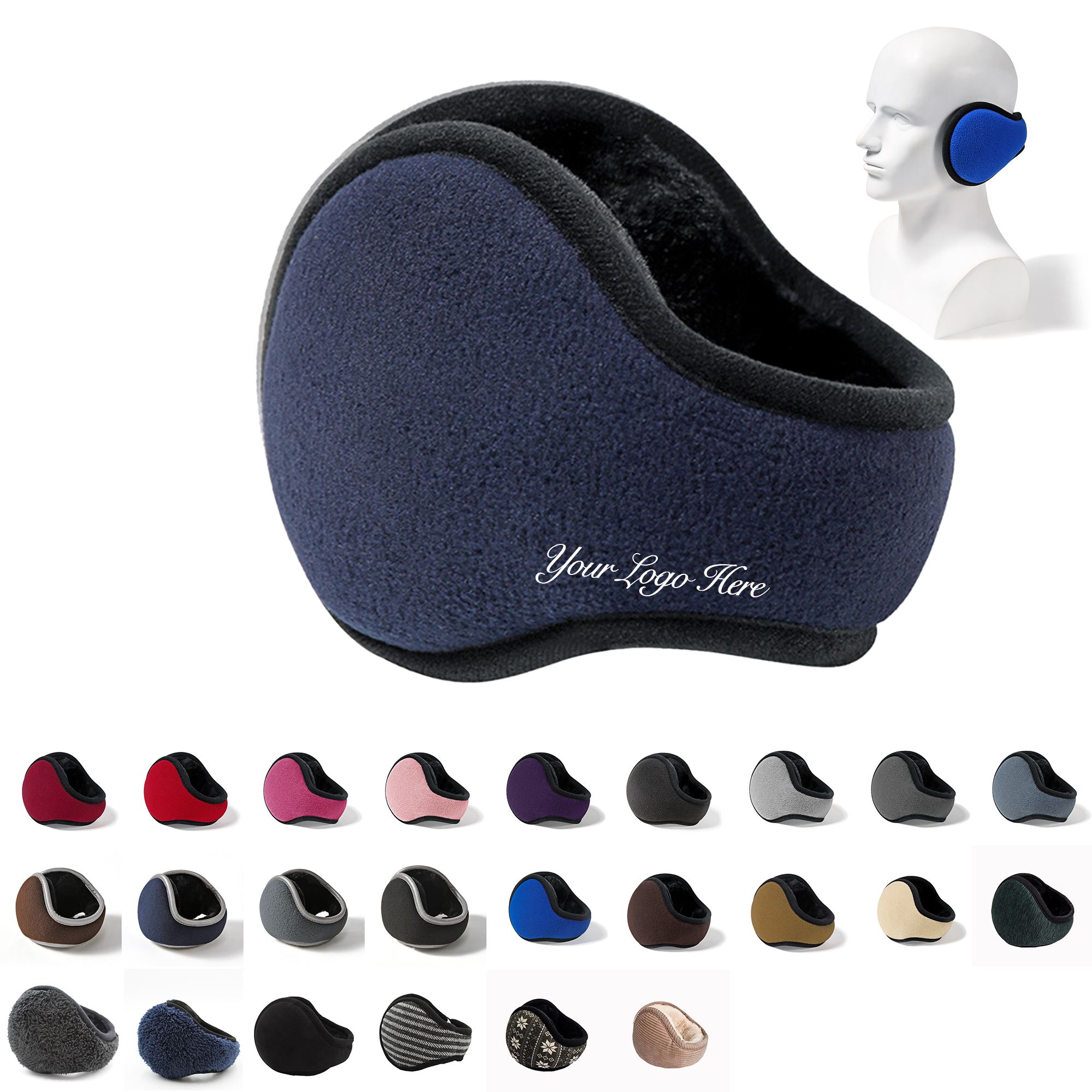 Winter Unisex Foldable Ear Warmers 6