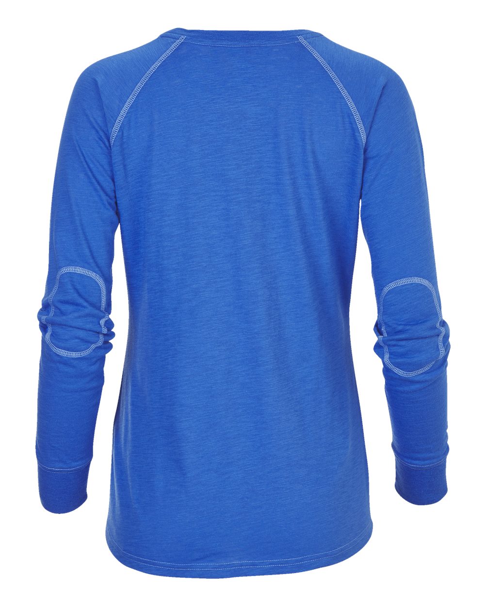 Women's Solid Preppy Patch Long Sleeve T-Shirt - BW3166 8